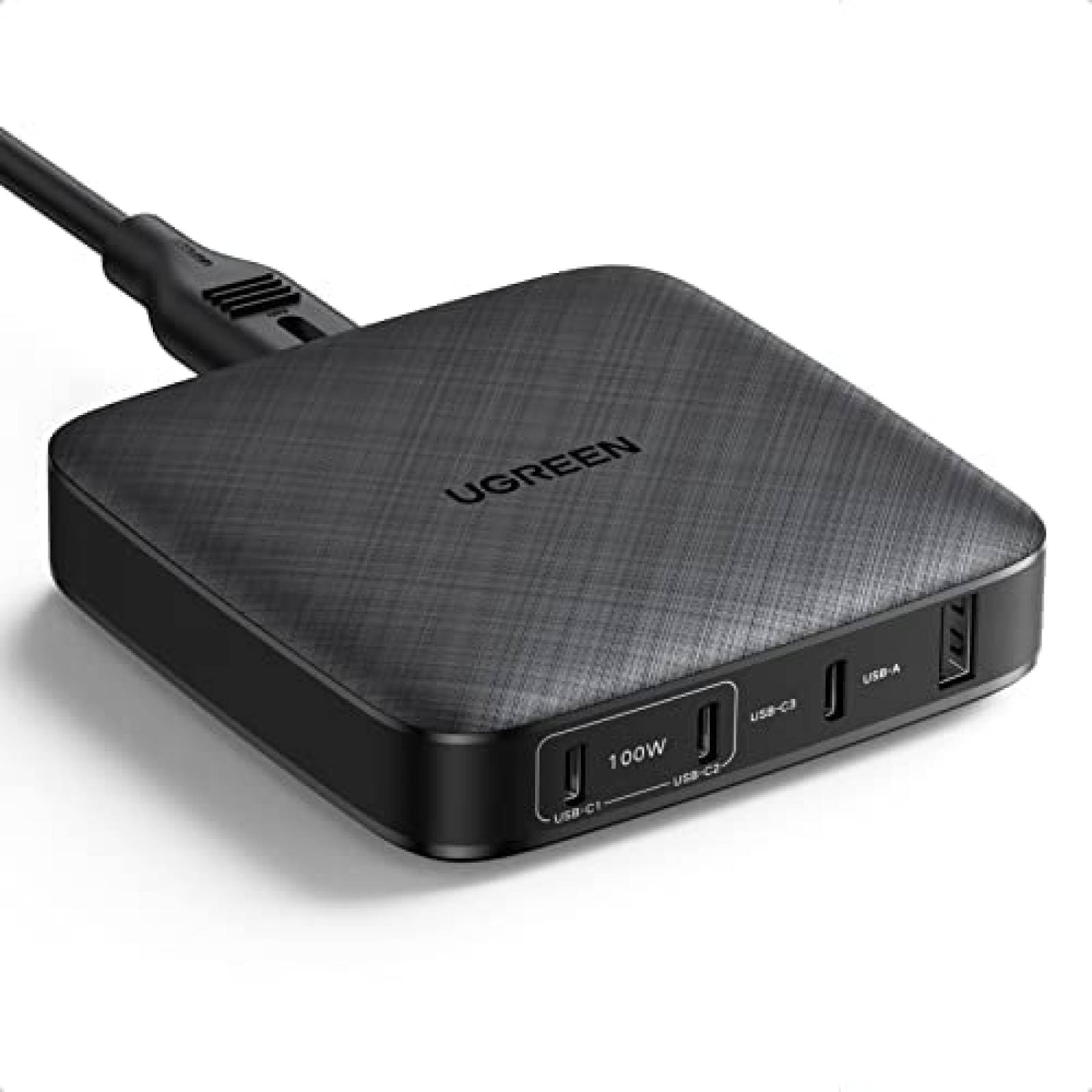 Estacion de carga UGREEN multipuerto USB C de 100 W -Negro