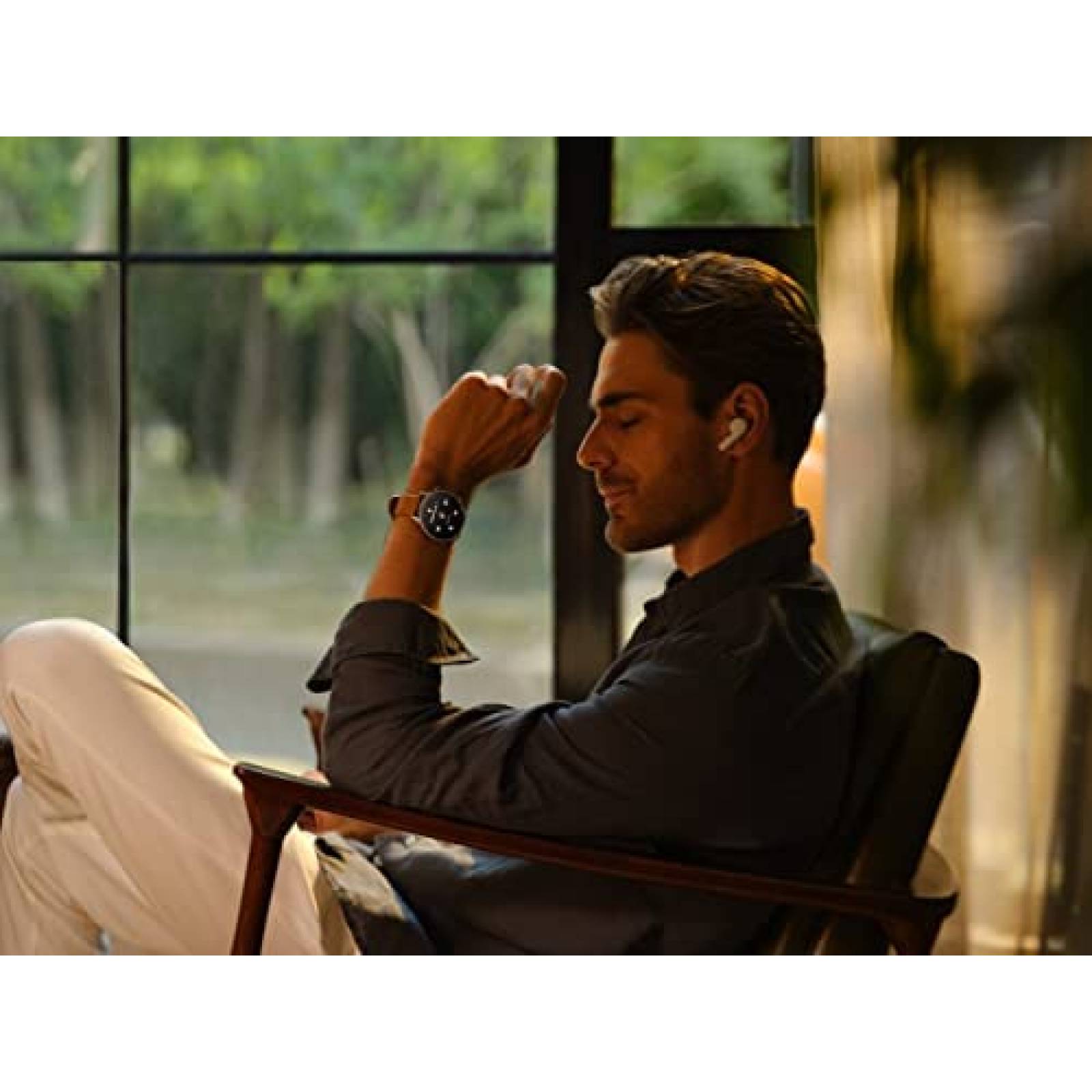 Reloj Inteligente Amazfit GTR 3 Pro Bluetooth GPS Piel -Cafe