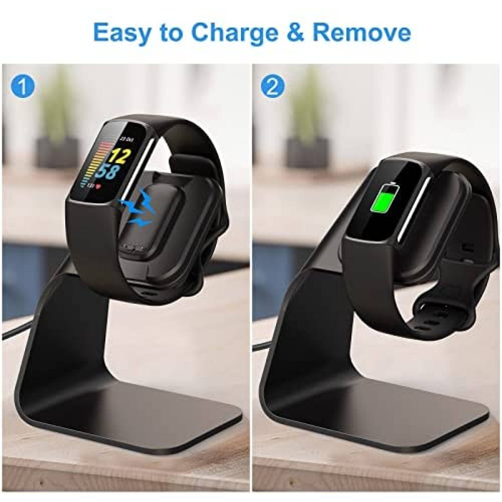 Fitbit Charge Cargador Para /Luxe Unidades Pies) Fit Bit