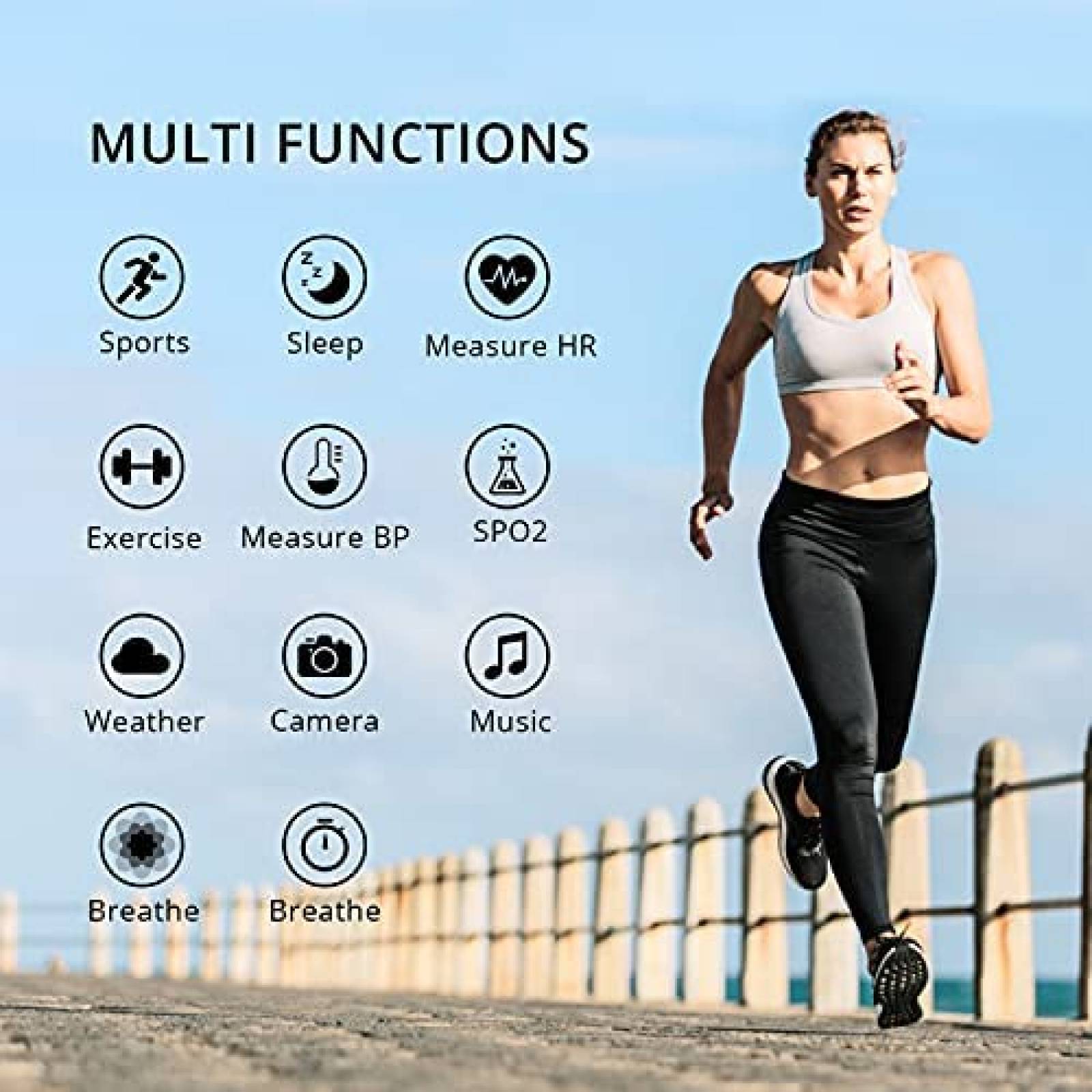 Reloj Inteligente COLMI Pantalla de 1.69'' Monitoreo Salud