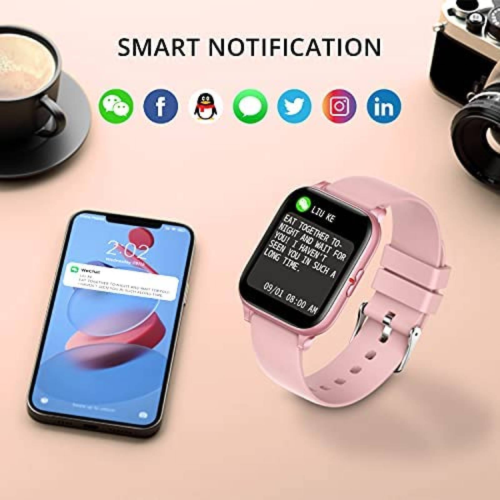 Reloj Inteligente COLMI Pantalla de 1.69'' Monitoreo Salud