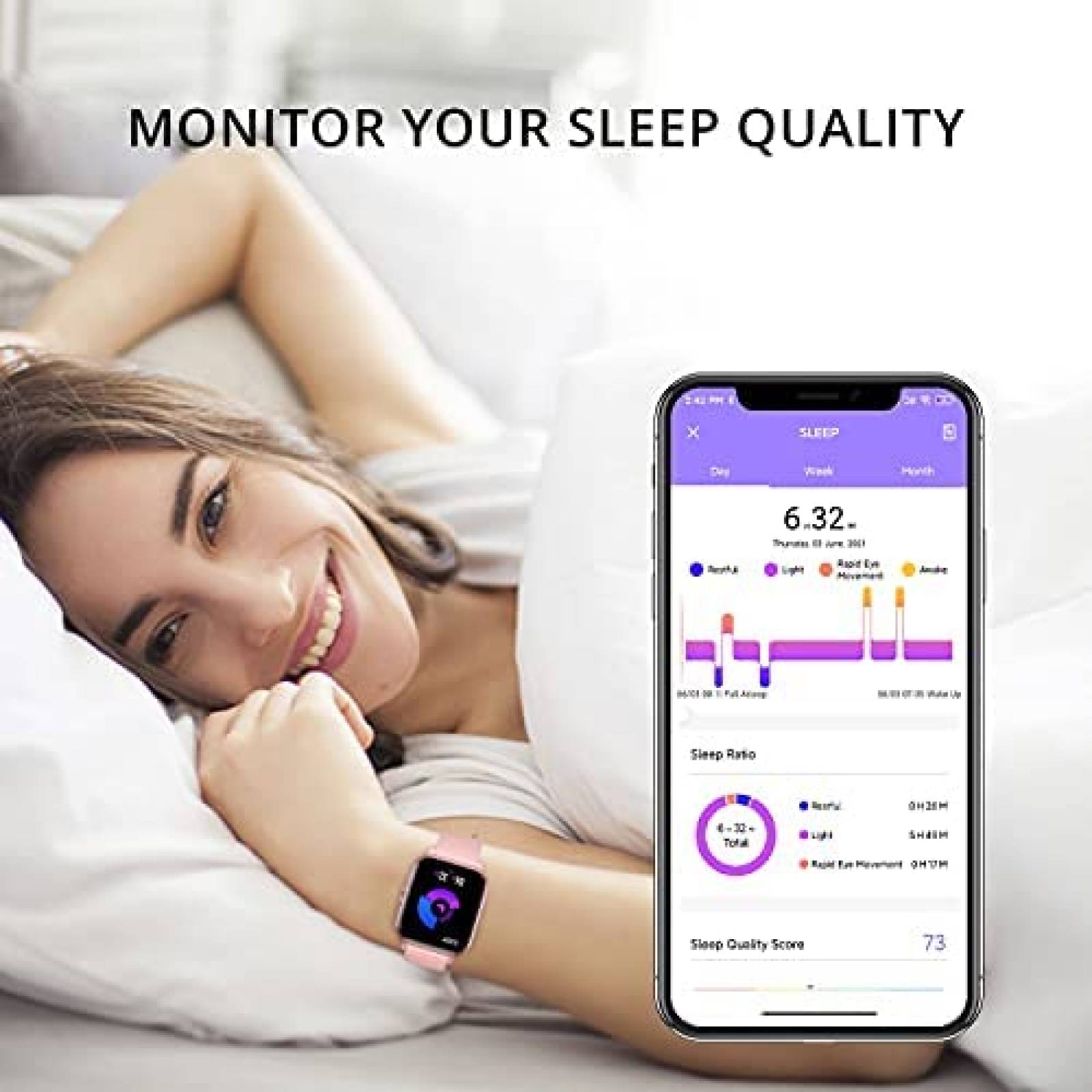 Reloj Inteligente COLMI Pantalla de 1.69'' Monitoreo Salud