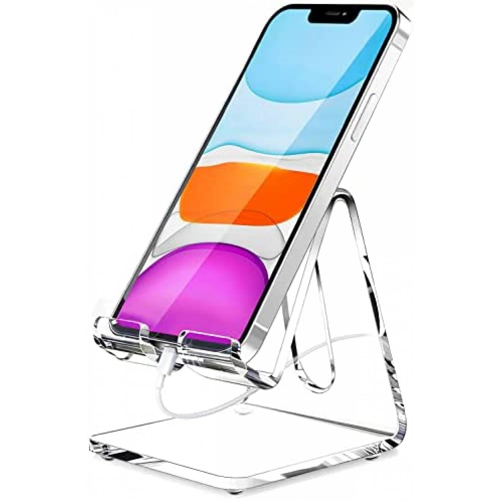 Soporte para teléfono celular interruptor tableta soporte para mesa de  escritorio de aluminio base base para iPhone