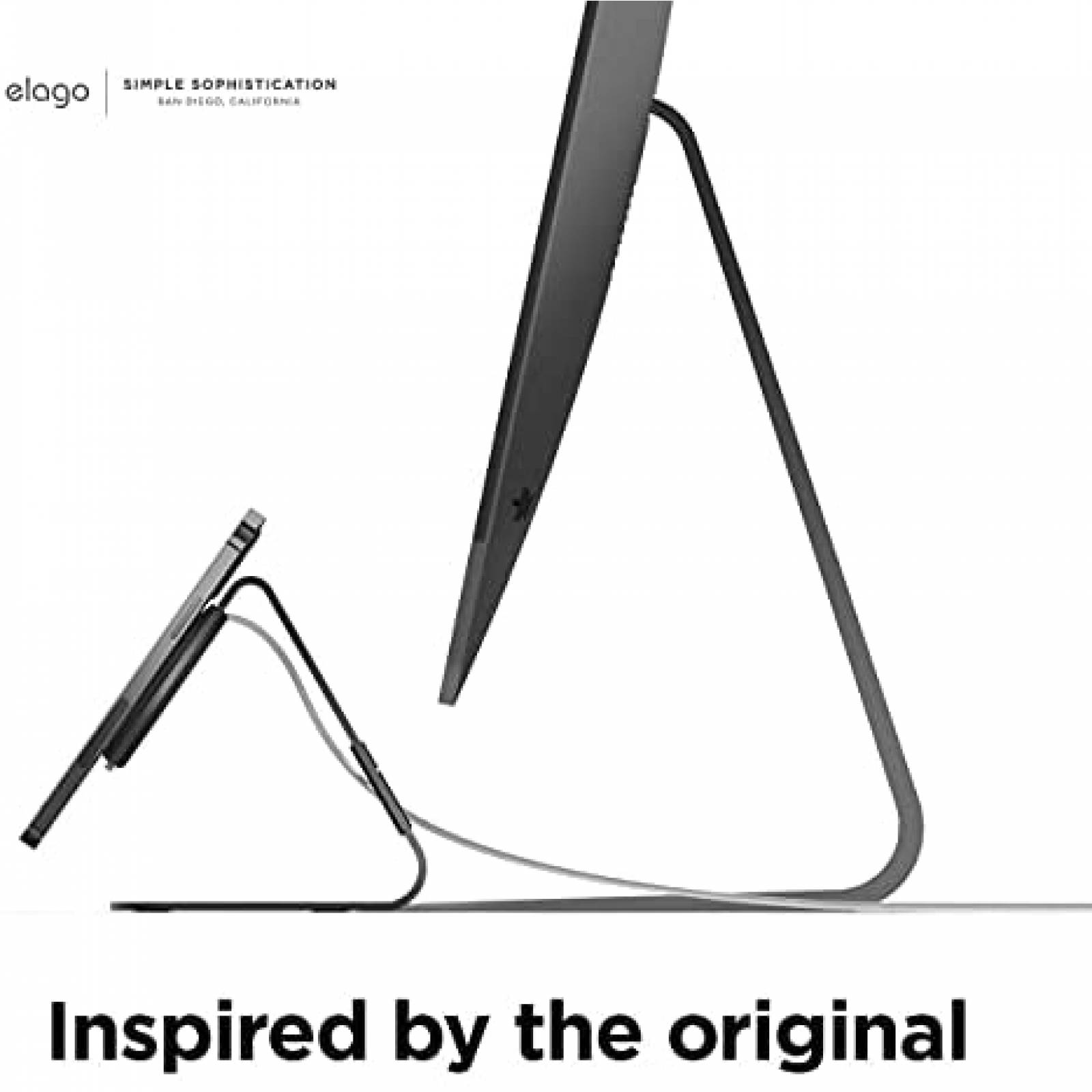 Stand cargador para magnetico elago MS4 de aluminio -Negro