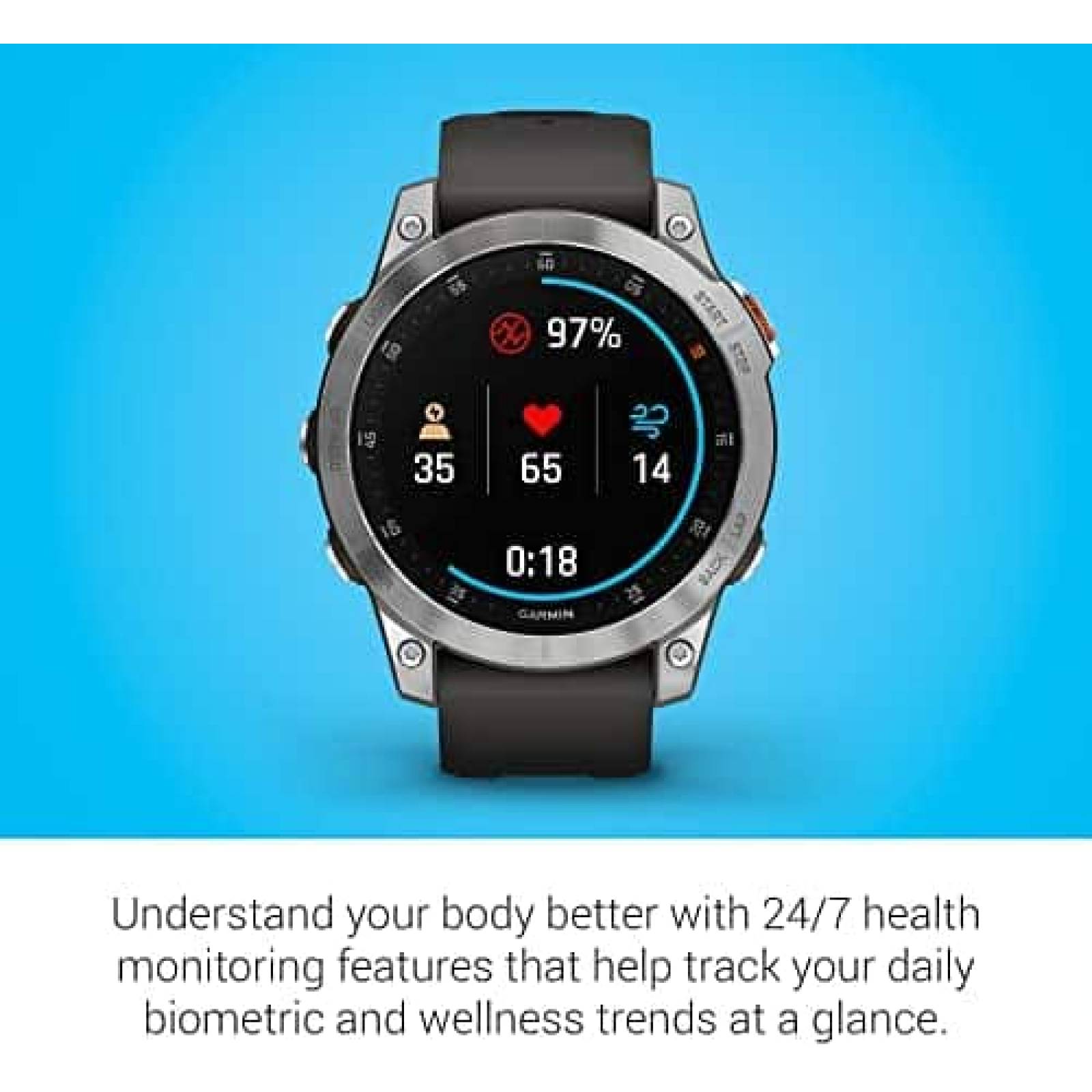 SmartWatch Garmin Epix Gen 2 Tactil Funciones de Salud