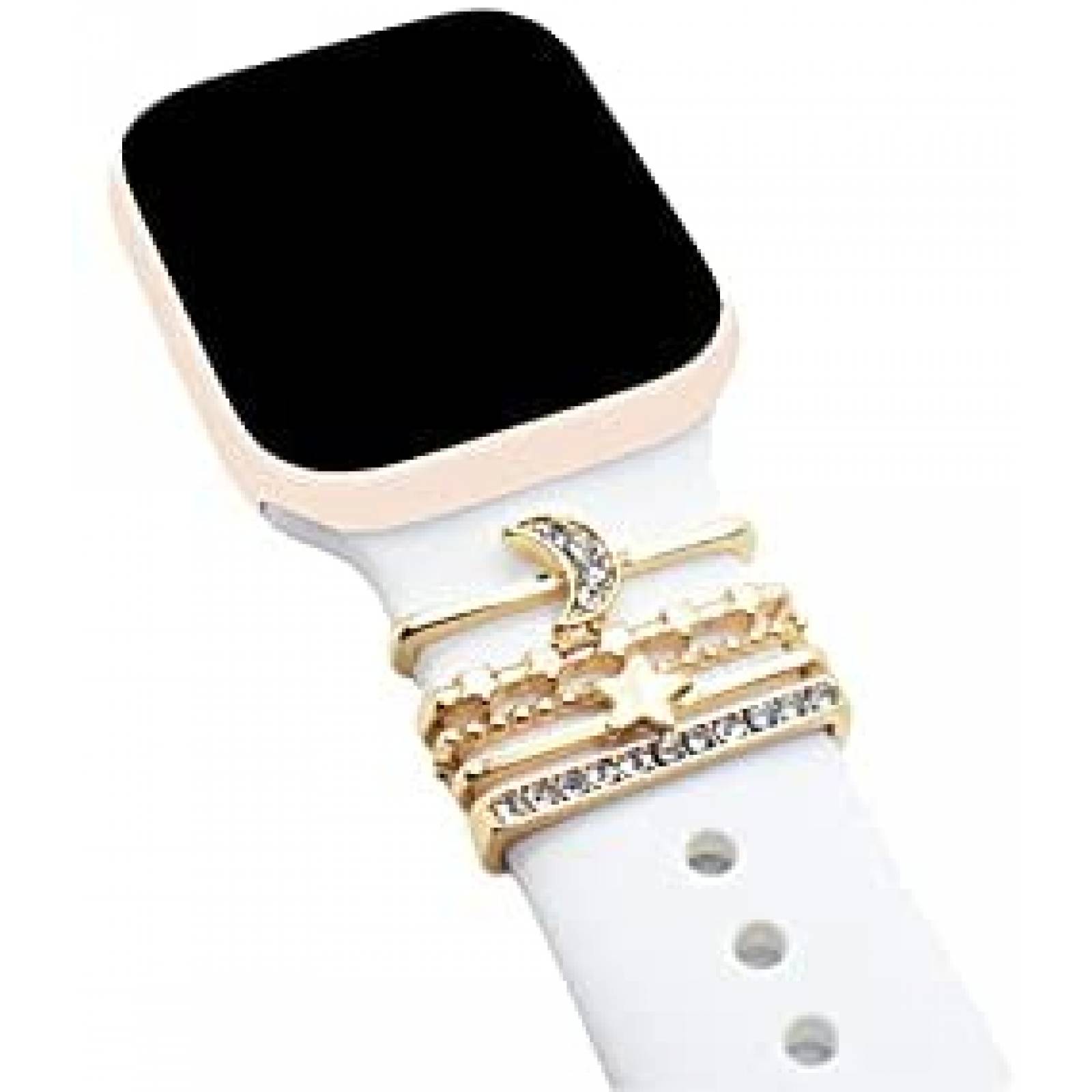 Correa reloj inteligente Generic silicon c/accesorios-Blanco