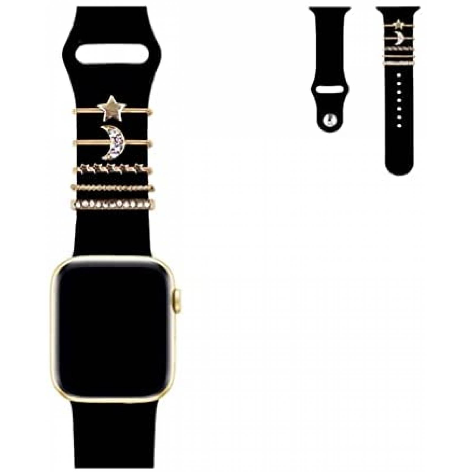 Correa reloj inteligente Generic silicon c/accesorios-Blanco