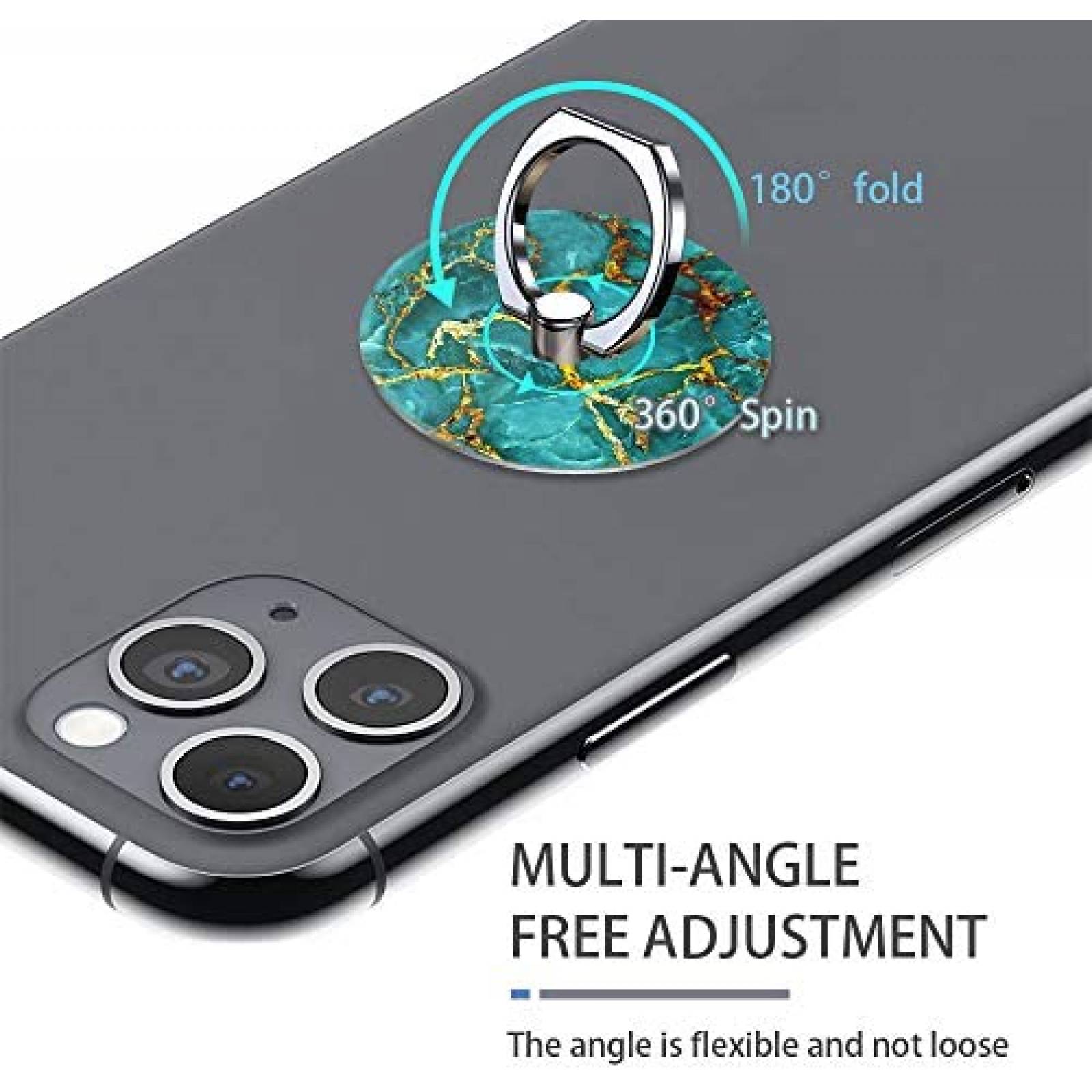 Anillo para Celular Goodsprout para Phone XR/Xs 2 Pzs -Azul