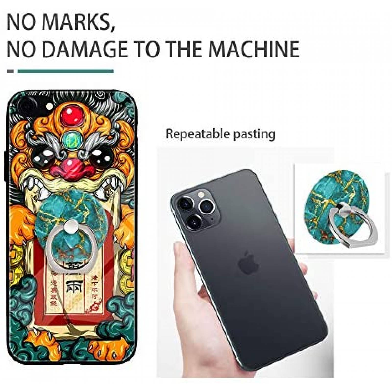 Anillo para Celular Goodsprout para Phone XR/Xs 2 Pzs -Azul