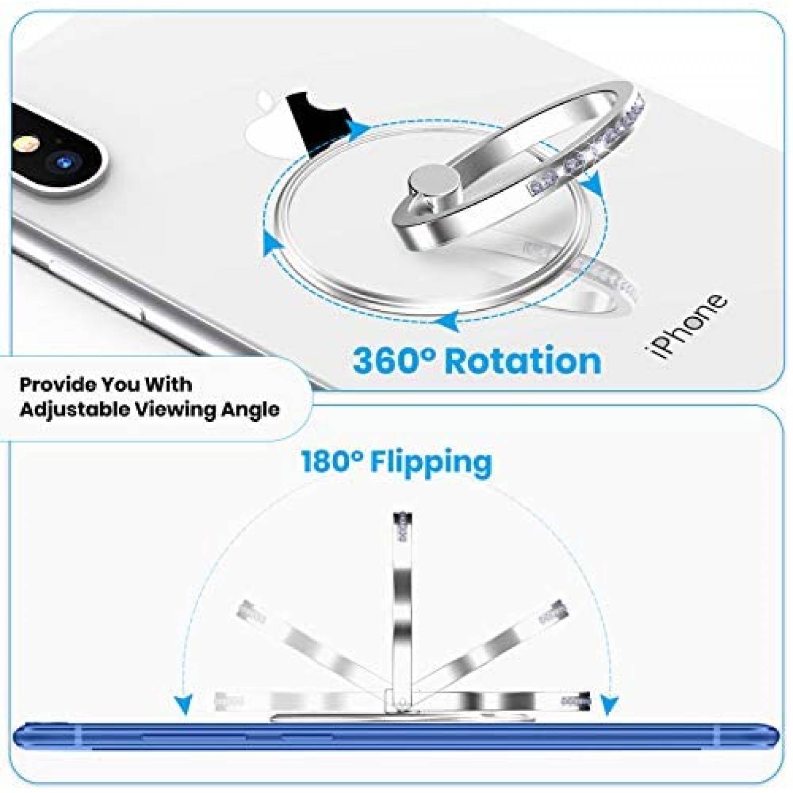 Agarre de Anillo Jsoerpay para Celular Universal -Dorado