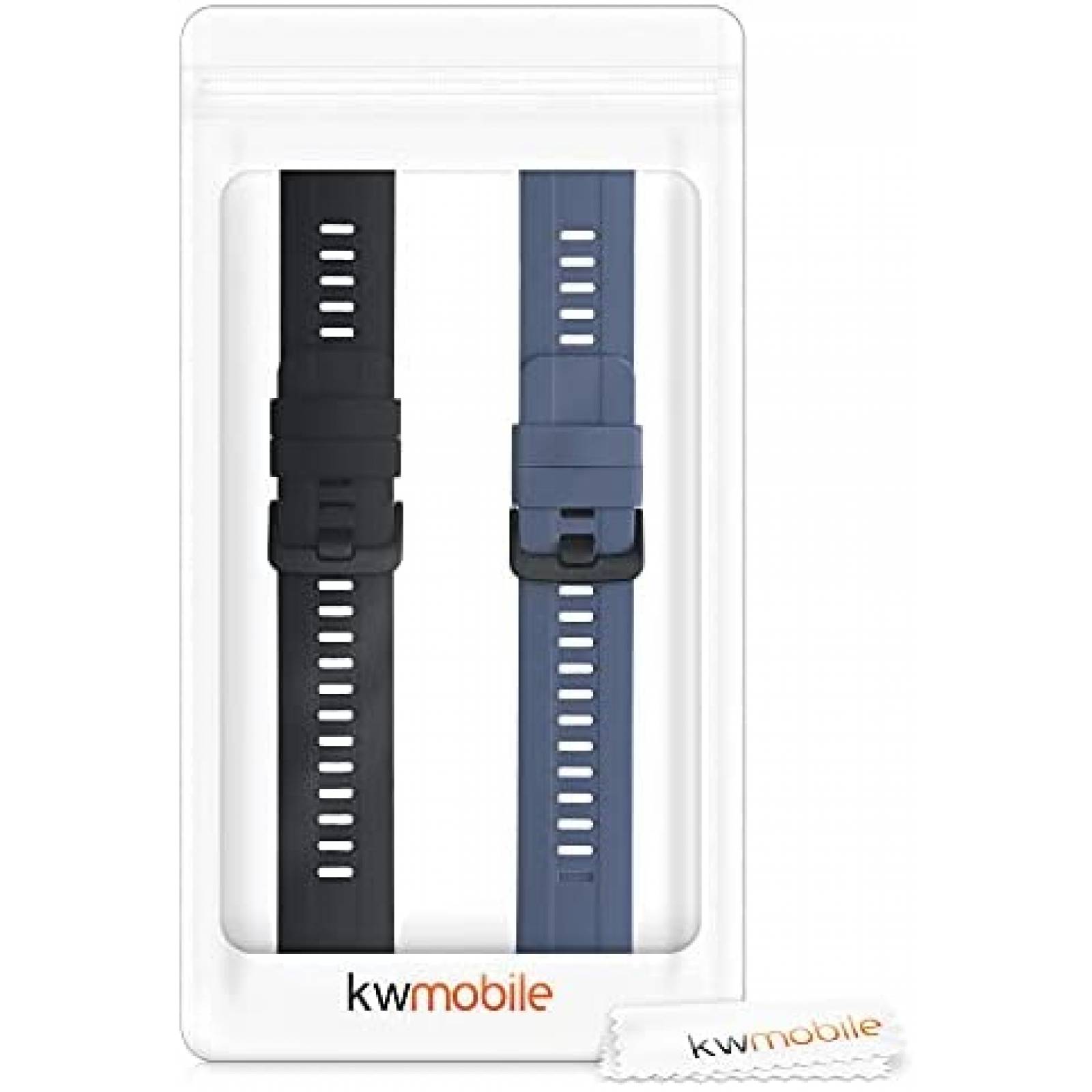 Bandas kwmobile Compatible Con Honor Watch GS Pro -Negro