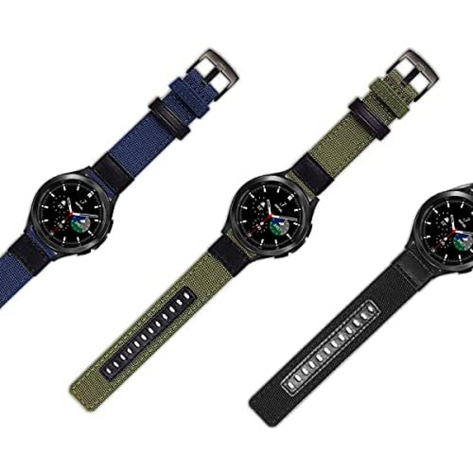 Para Huawei Watch Fit 2 correa de reloj tejida de nailon (rosa)