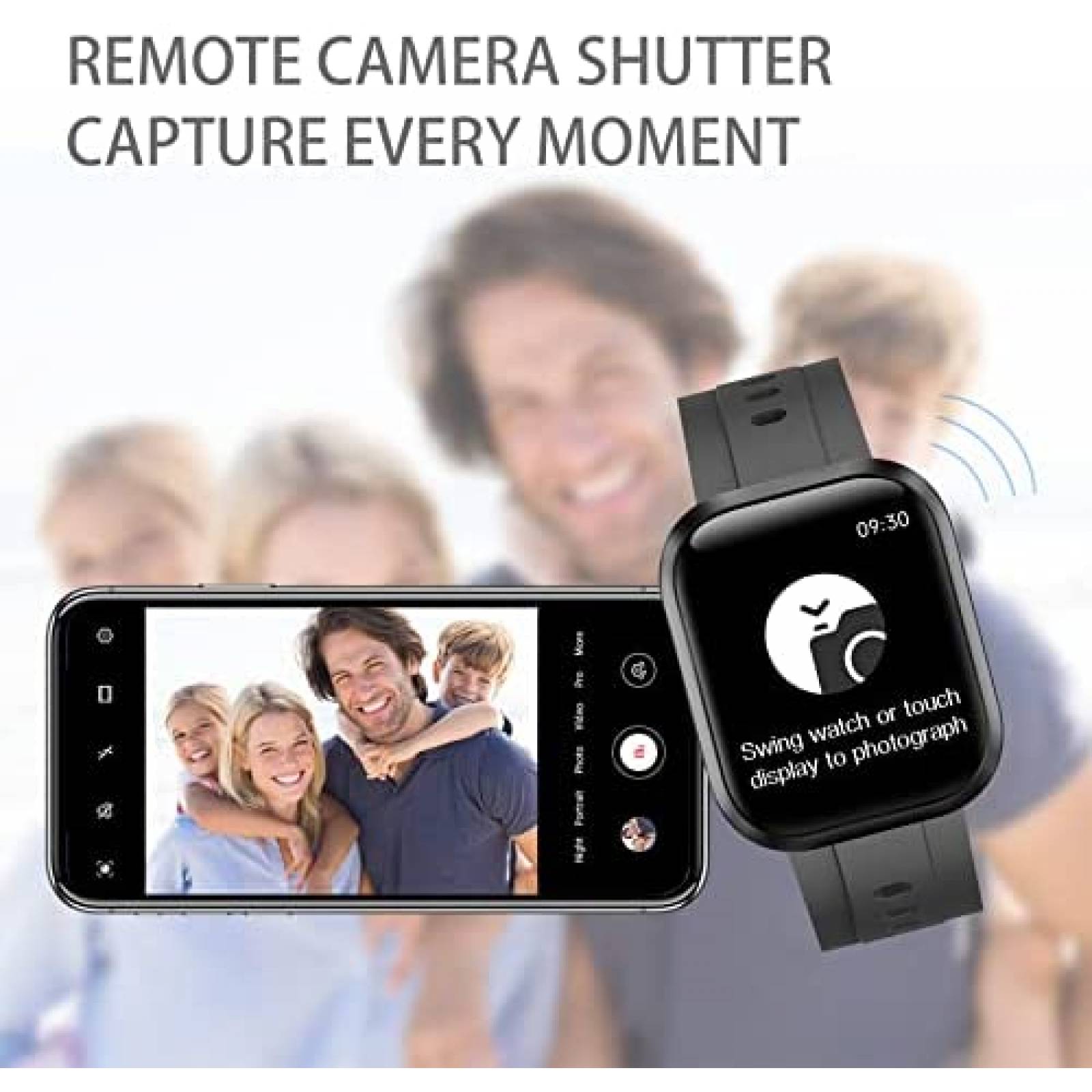 Reloj inteligente Omthing impermeable para actividad fisica