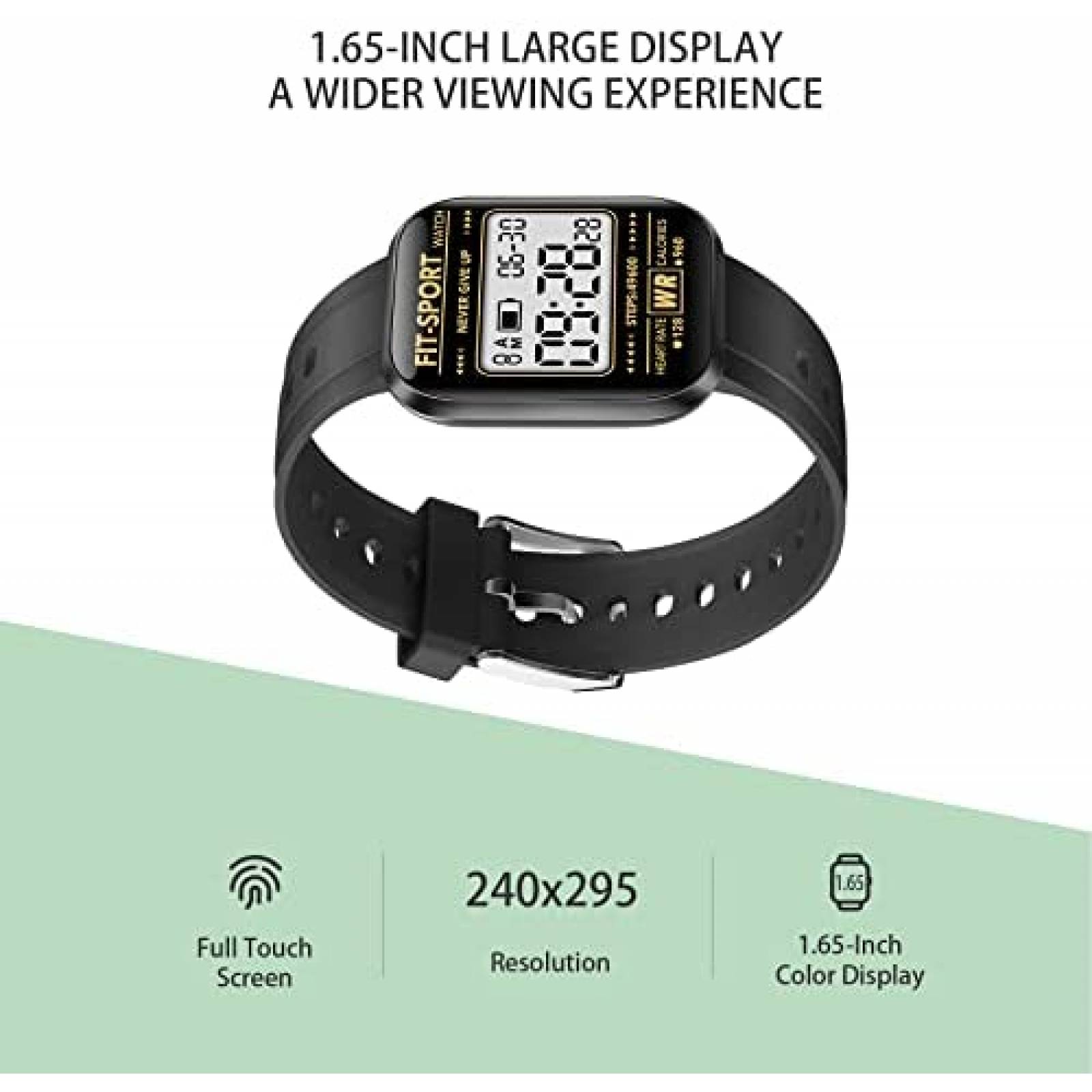 Reloj inteligente Omthing impermeable para actividad fisica