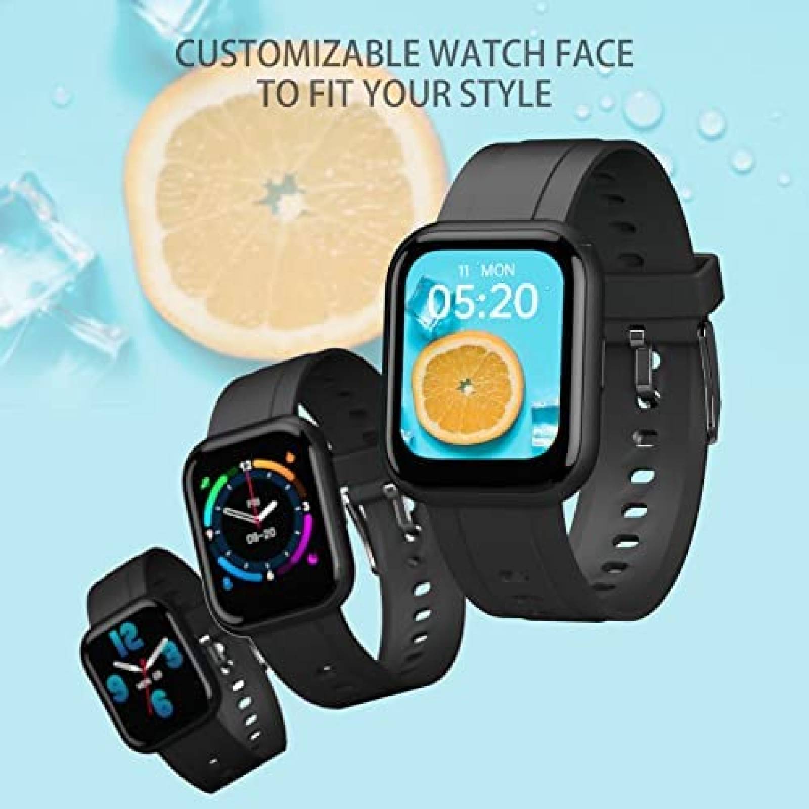 Reloj inteligente Omthing impermeable para actividad fisica