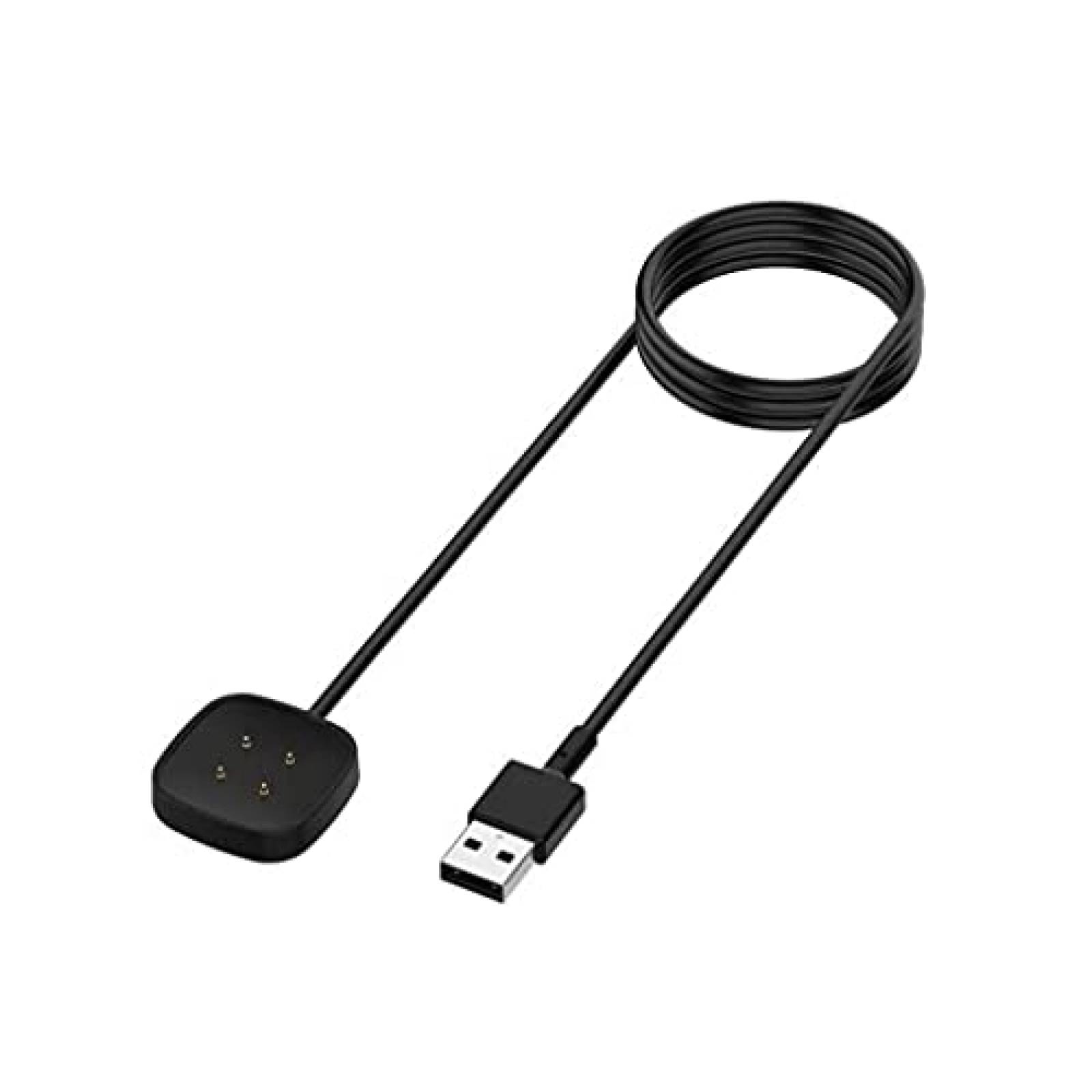 Cargador para Fitbit Versa 3 PARTSMBP 3.28ft -Negro