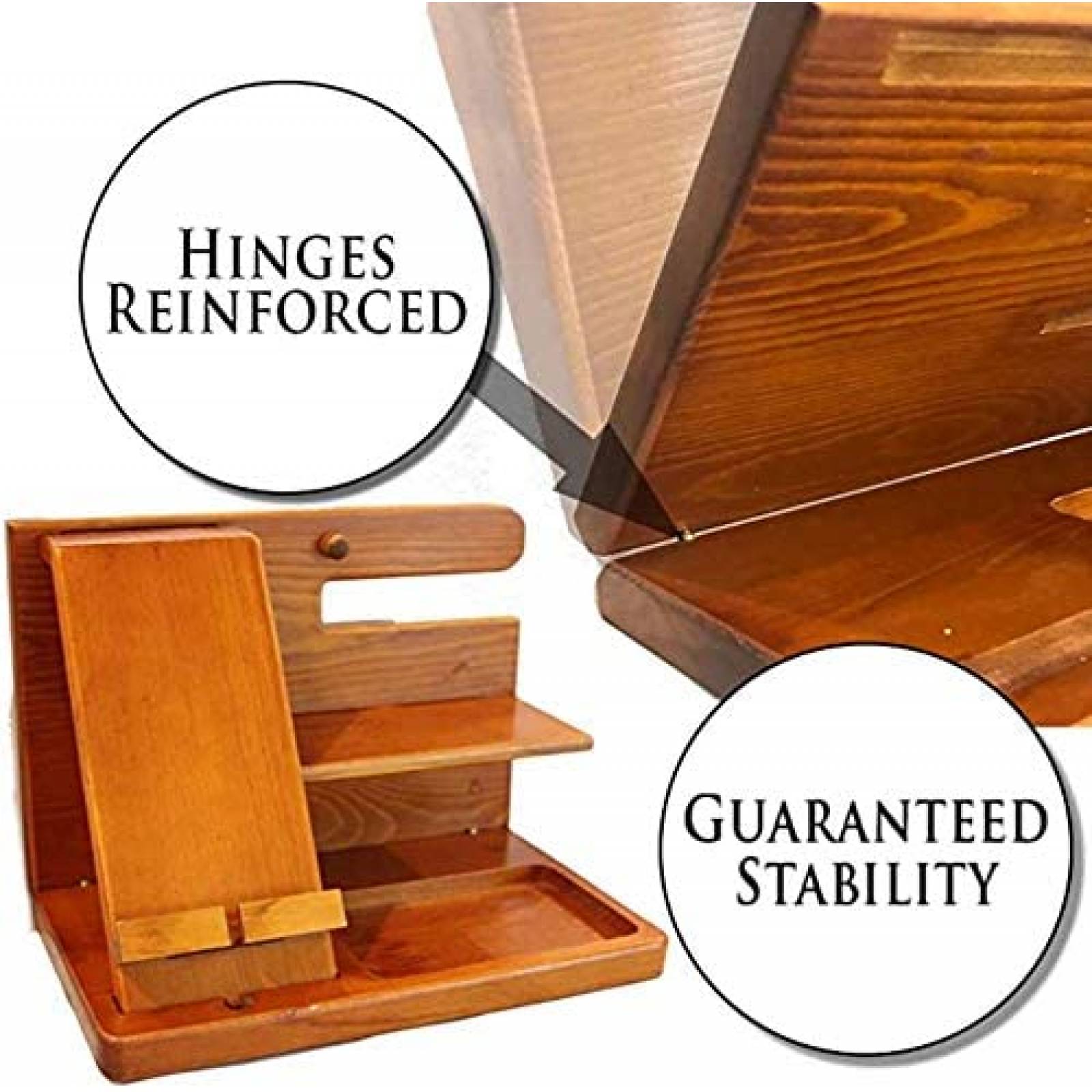 Soporte Tipo Mueble Organizador Peraco para Celular -Madera