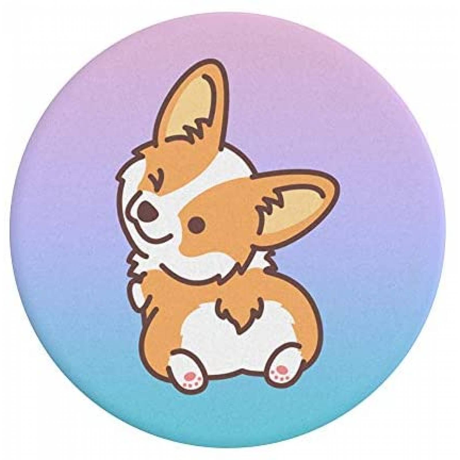 Popsocket PopSockets 804922 Telefono Perro Corgi -Morado