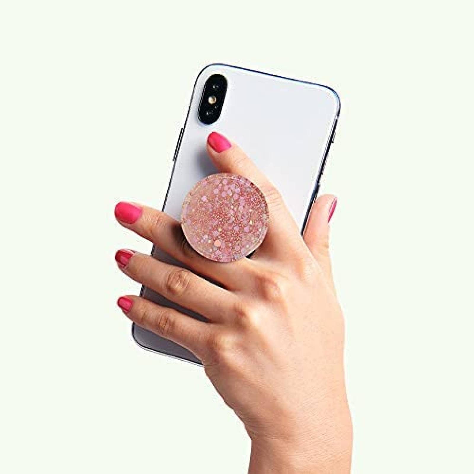 Soporte PopSockets Tidepool Peachy Pink Para Celular -Rosa