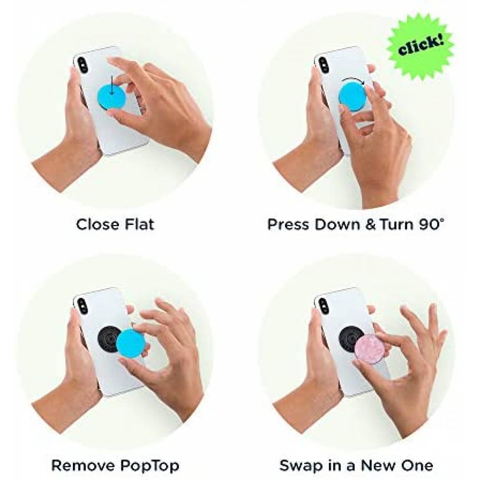 PopGrip PopSockets parte superior intercambiable -Rosa