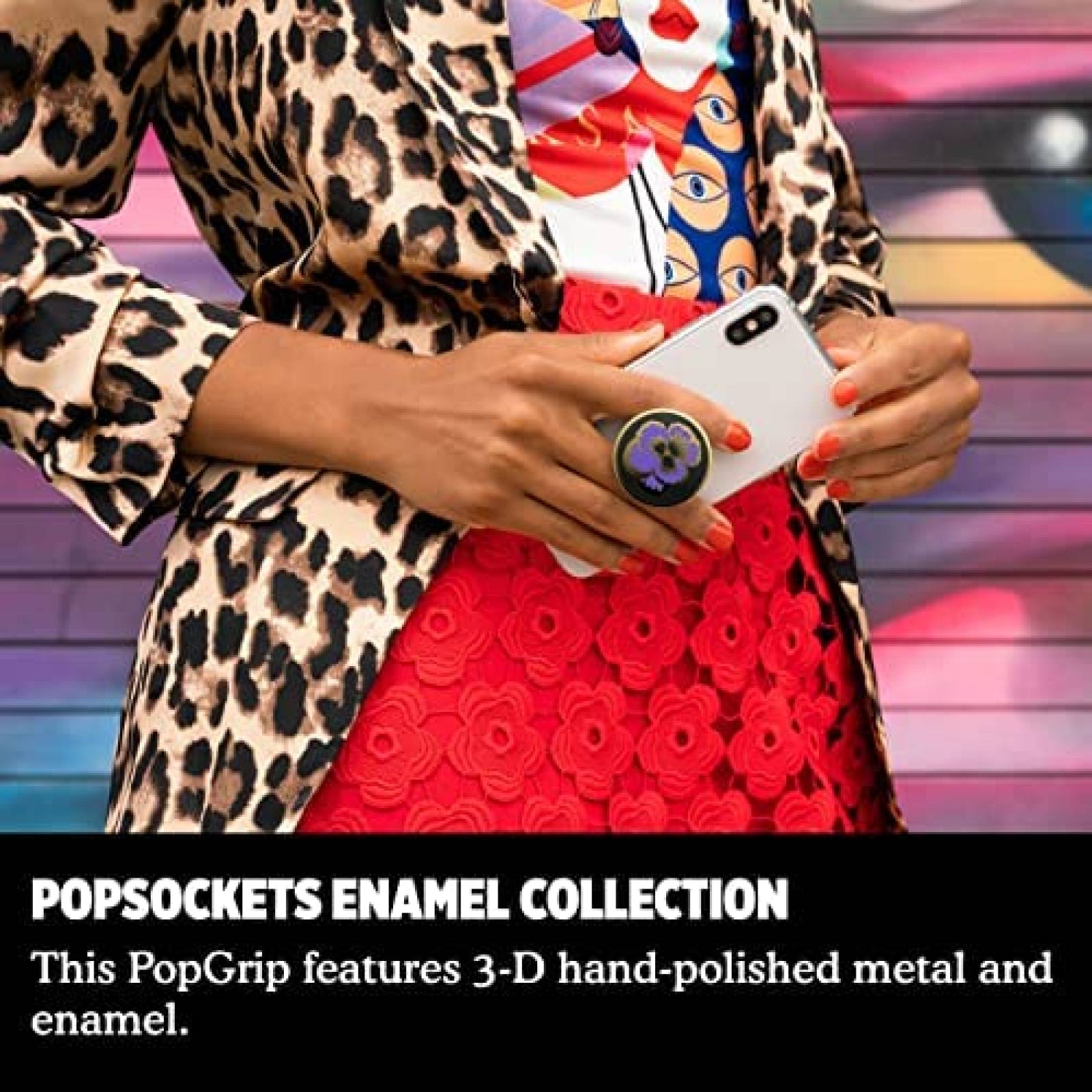 PopGrip PopSockets 805393 Plastico Compatible -Negro