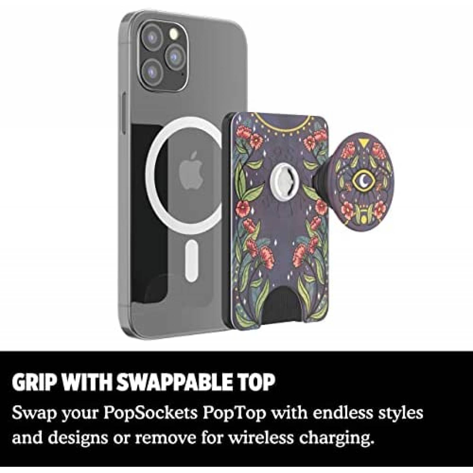 PopWallet PopSockets Floral bohemia magnetico -Colorido