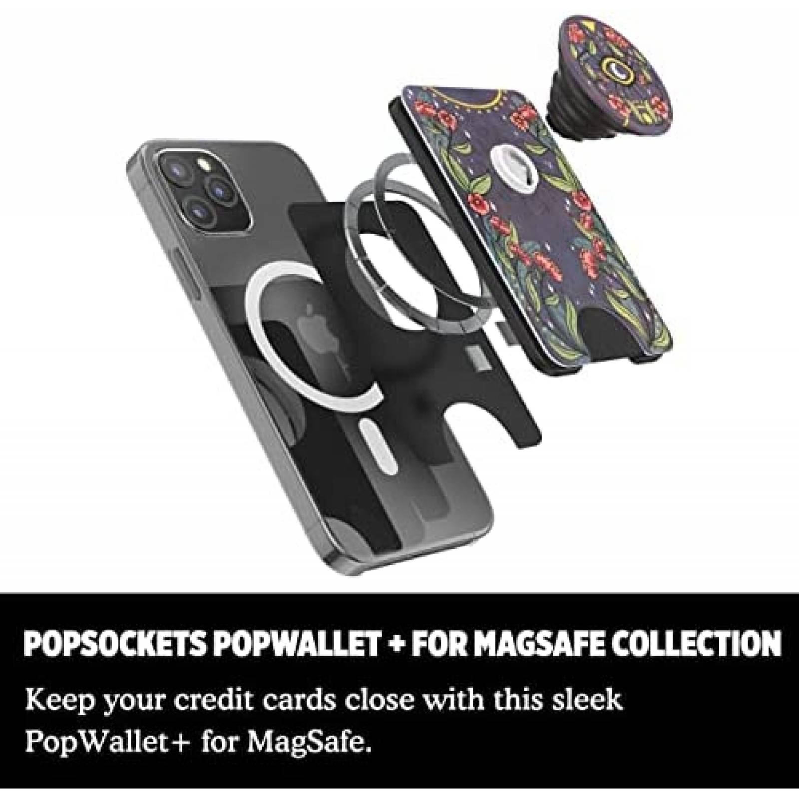PopWallet PopSockets Floral bohemia magnetico -Colorido