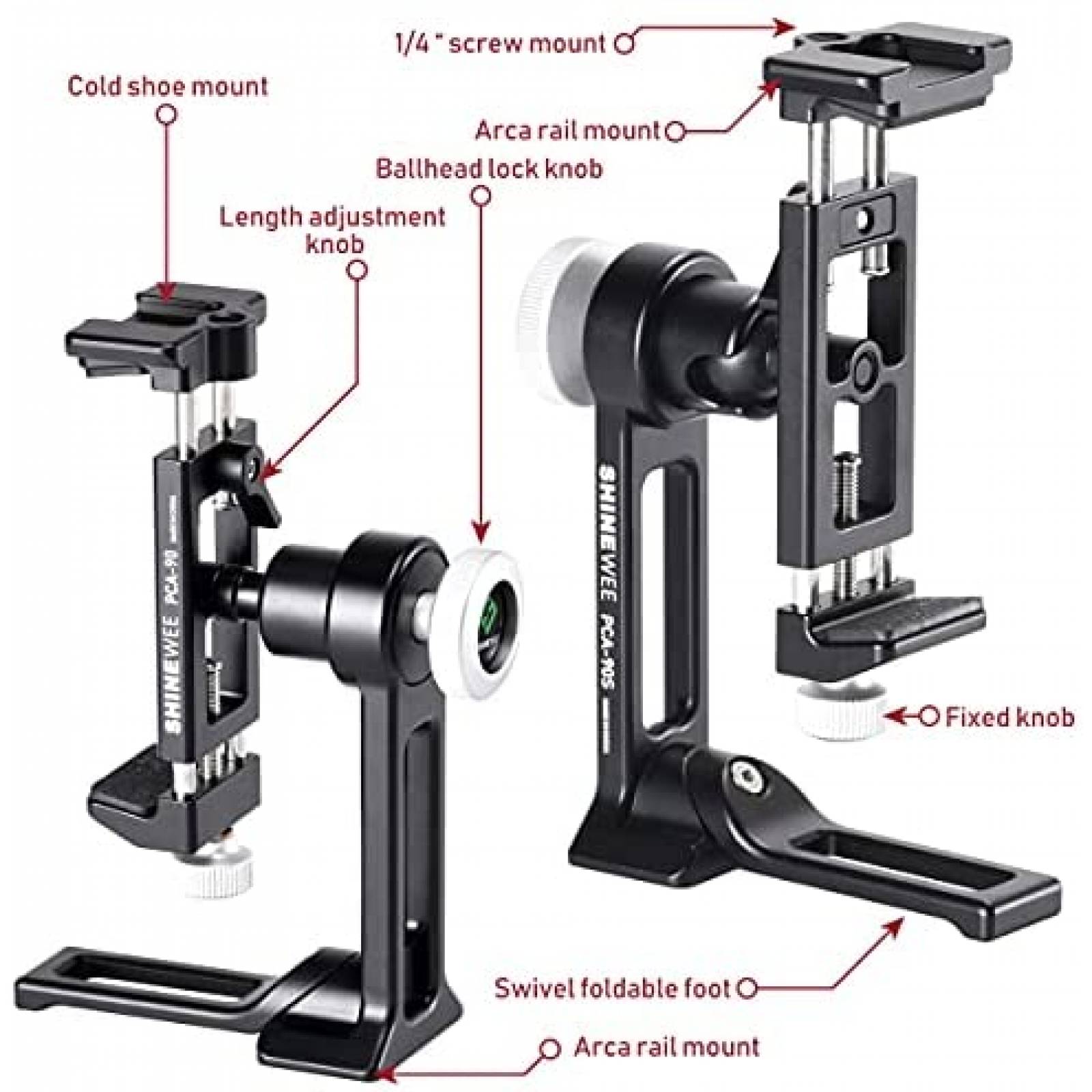 Soporte SHINEWEE para Celular con Montura para Accesorios