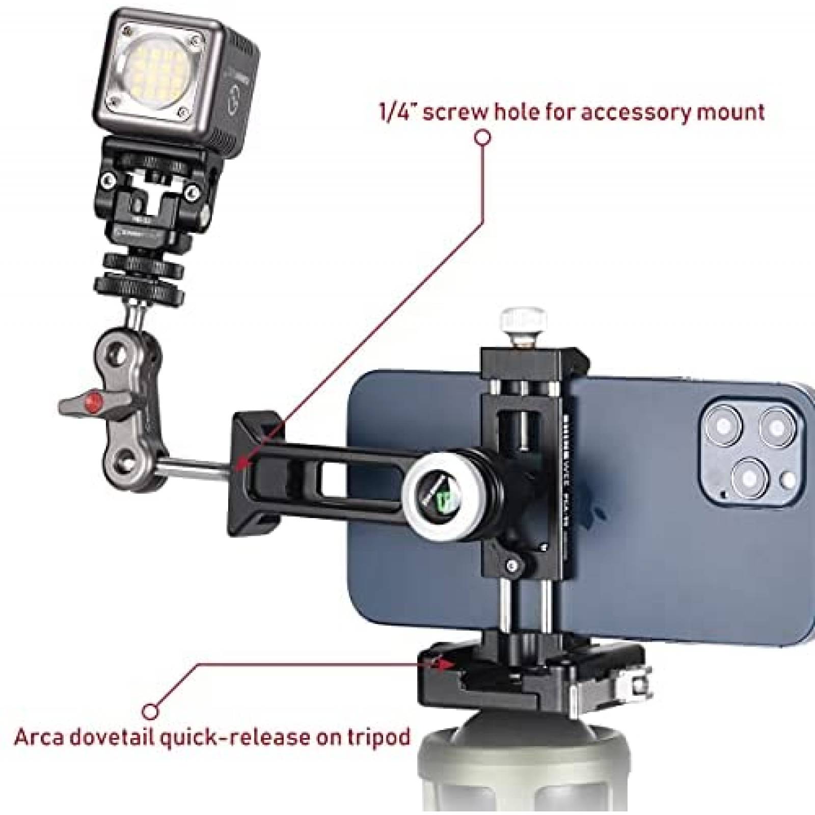 Soporte SHINEWEE para Celular con Montura para Accesorios