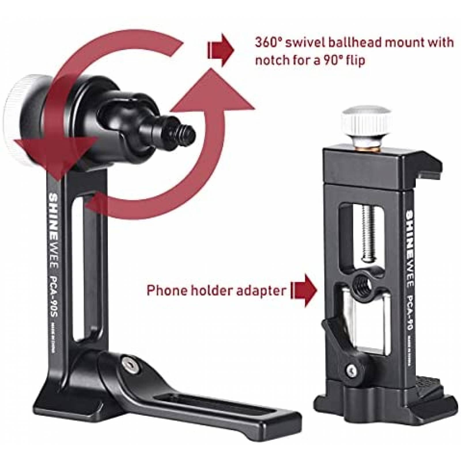 Soporte SHINEWEE para Celular con Montura para Accesorios