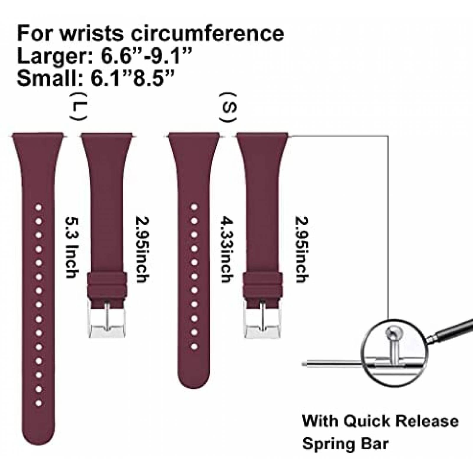 Correa Smaate para Reloj YAMAY 022 3 Pzs -Azul/Morado/Plata