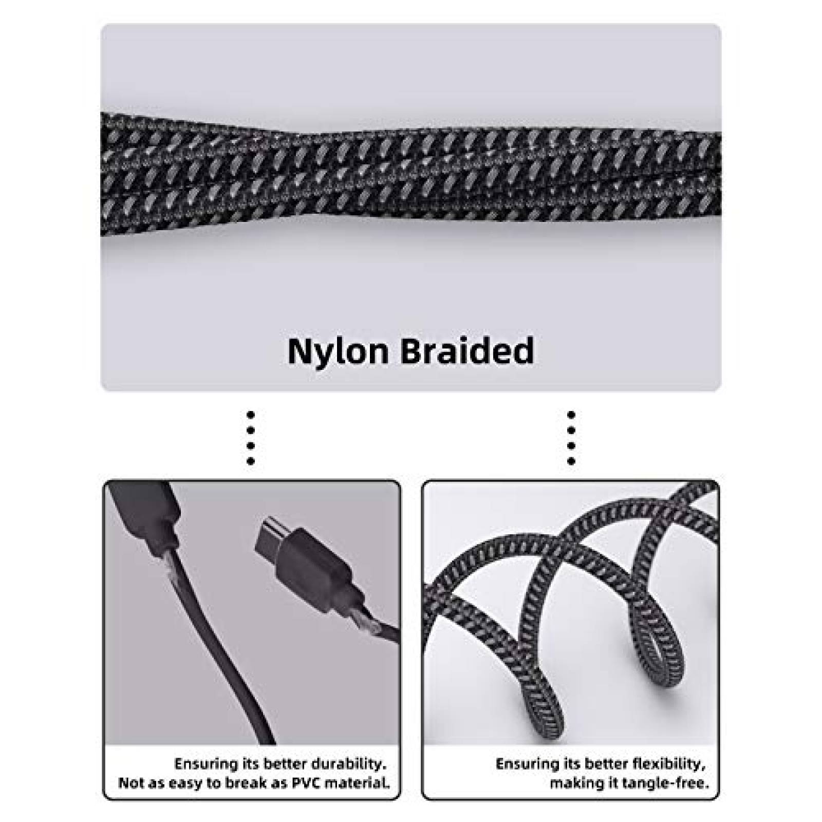 Cable USB Stouchi Oculus Link Tipo C a Tipo A 16ft 5Gbps