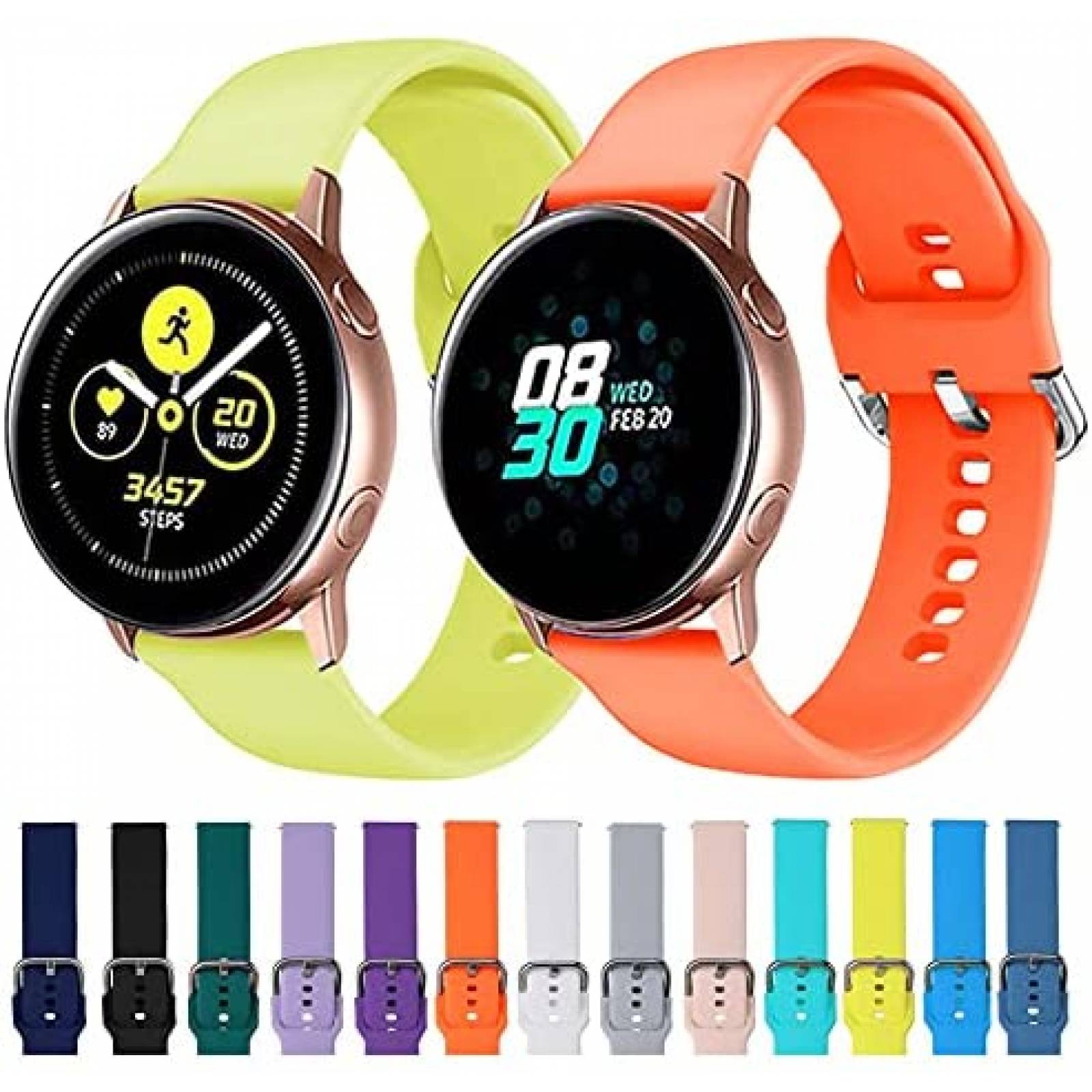 Correa para Samsung Galaxy Watch Active 2/4 Suremita 13 pzs