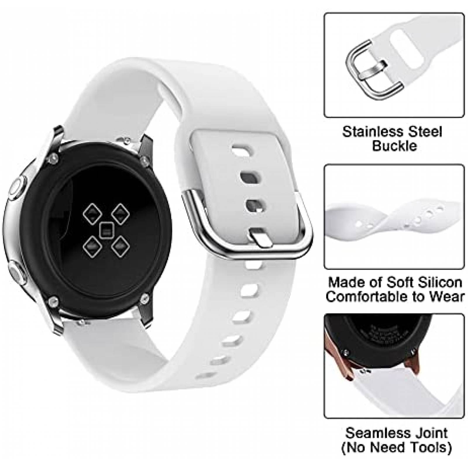 Correa para Samsung Galaxy Watch Active 2/4 Suremita 13 pzs