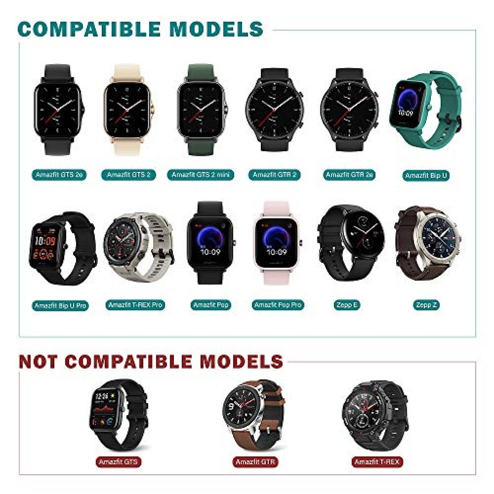 Cargador Premium Compatible Con Relojes Amazfit Watch Series