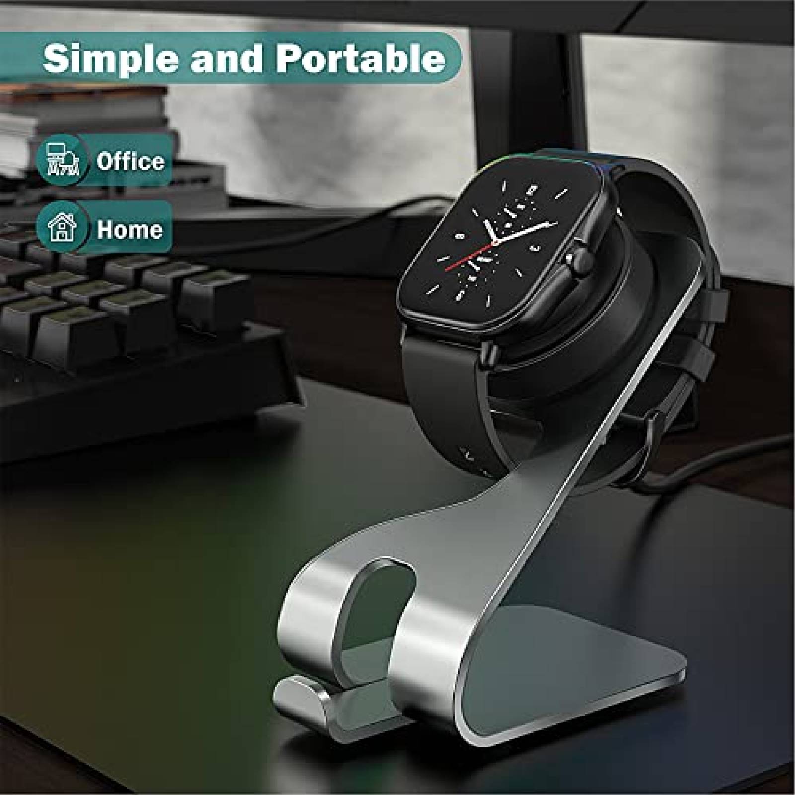 Soporte smartwatch TUSITA Amazfit GTR2 Cargador USB 150 cm