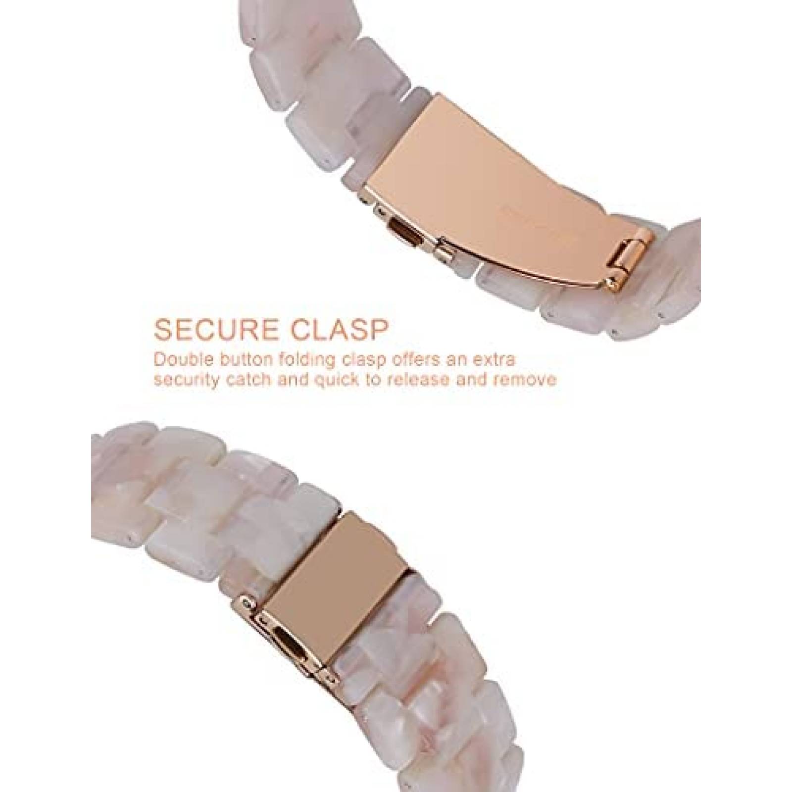 Correa smartwatch Wearlizer Galaxy Watch Active 2 44mm -Rosa