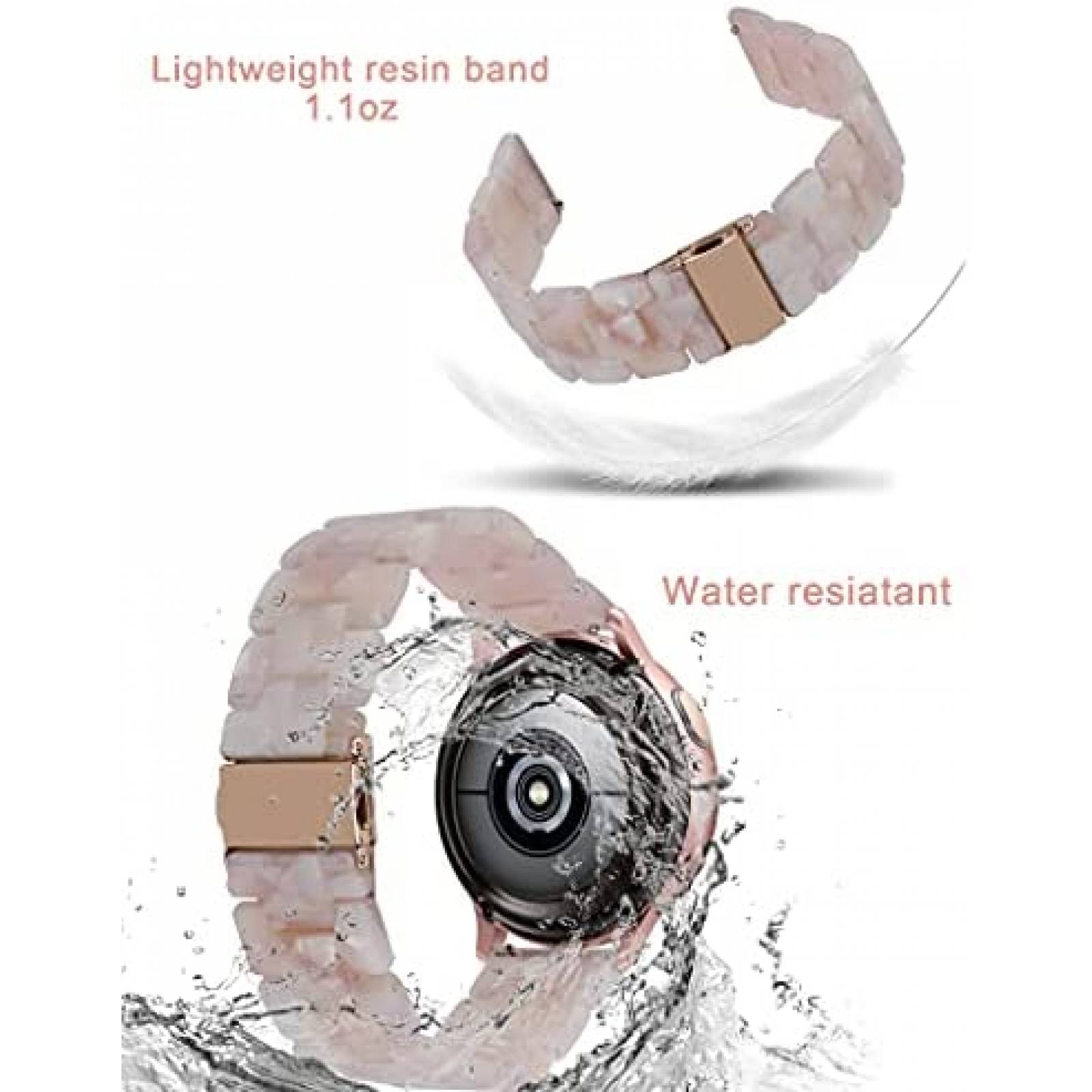 Correa smartwatch Wearlizer Galaxy Watch Active 2 44mm -Rosa