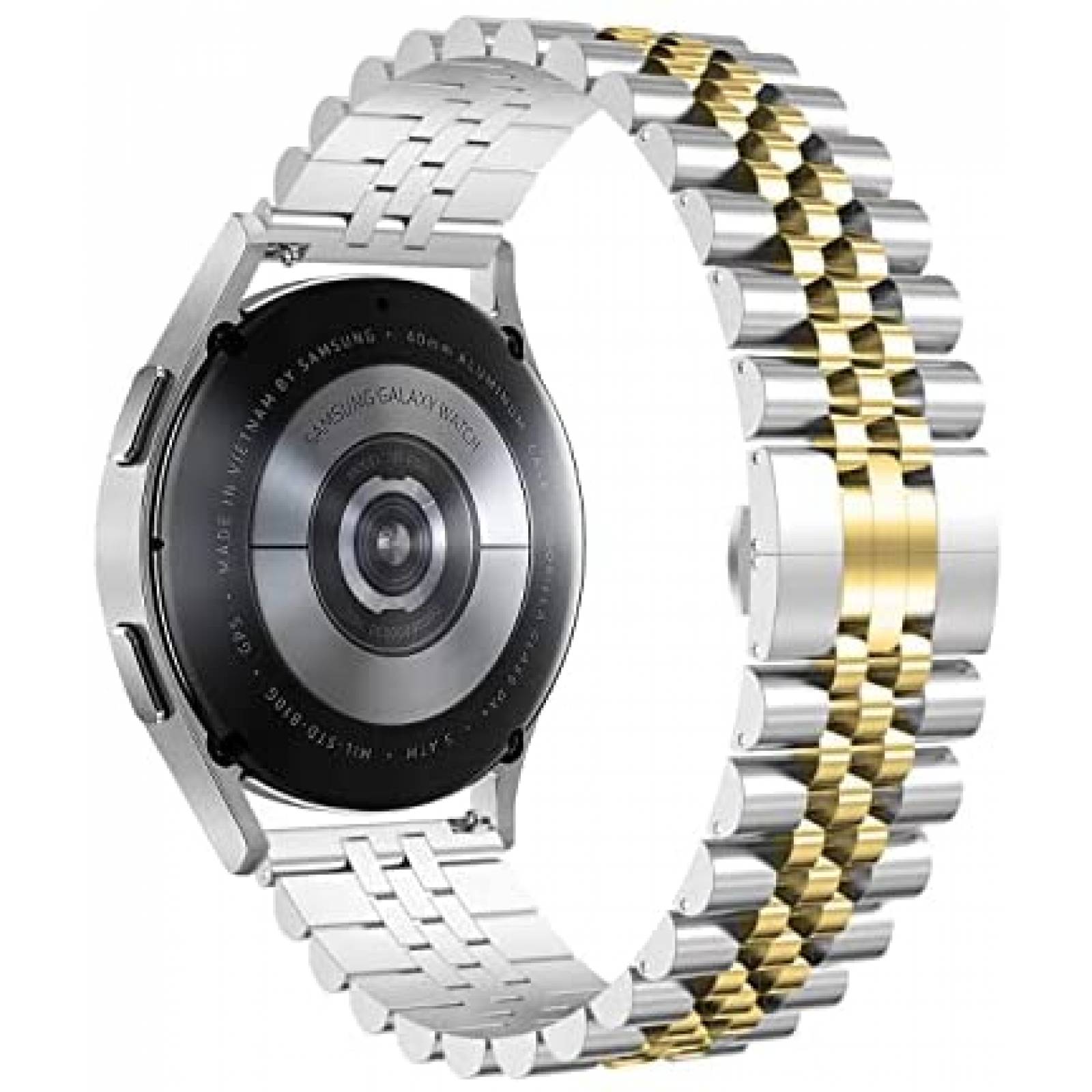 Correa de Metal Wolait para Samsung Galaxy Watch 4 -Plata