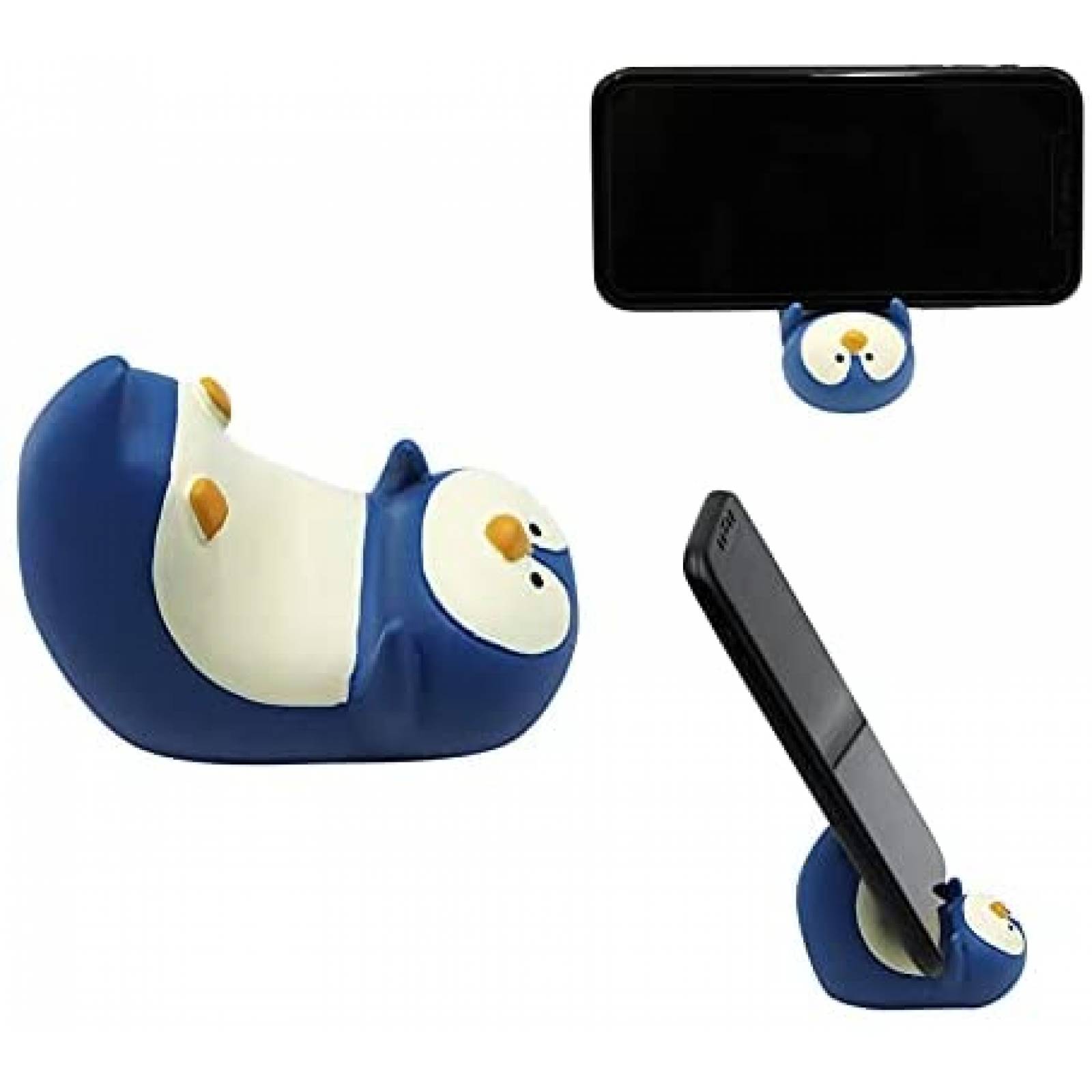 Soporte para celular ZGMYC de pingino decoracion -Azul