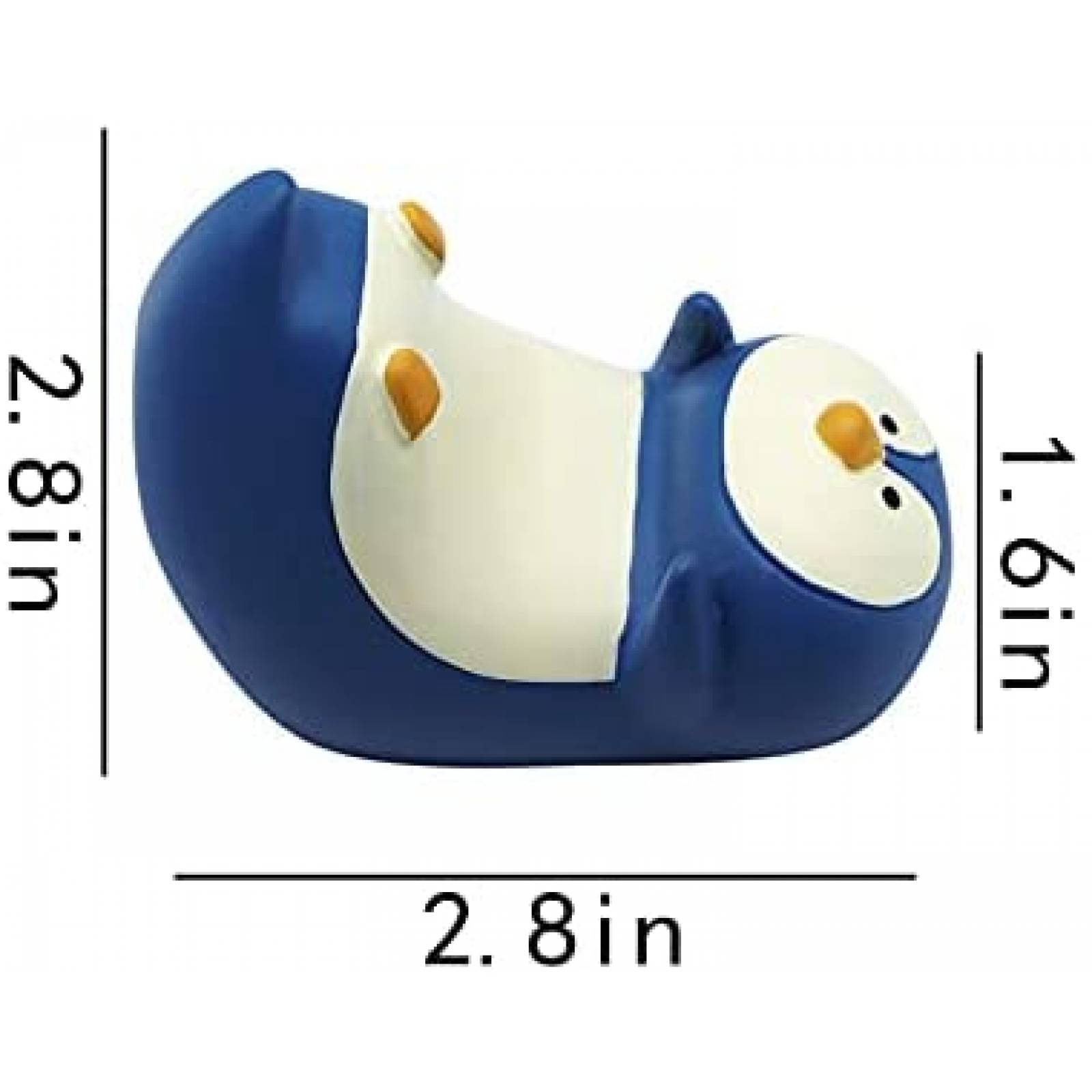 Soporte para celular ZGMYC de pingino decoracion -Azul