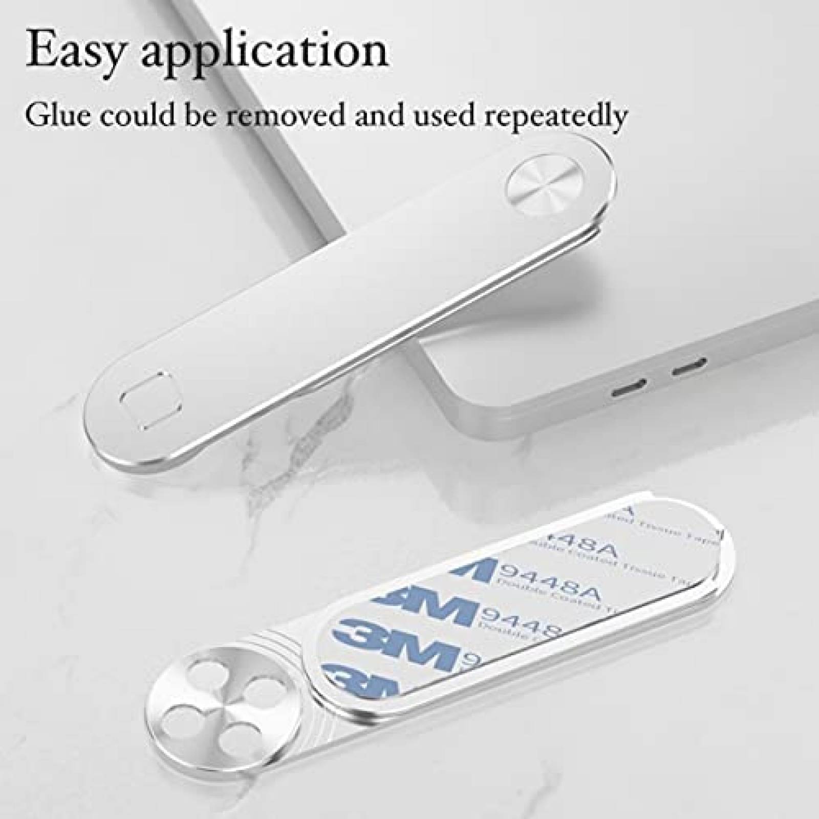 Sujetador de Laptop Magnetico DKYU para Celular -Plata