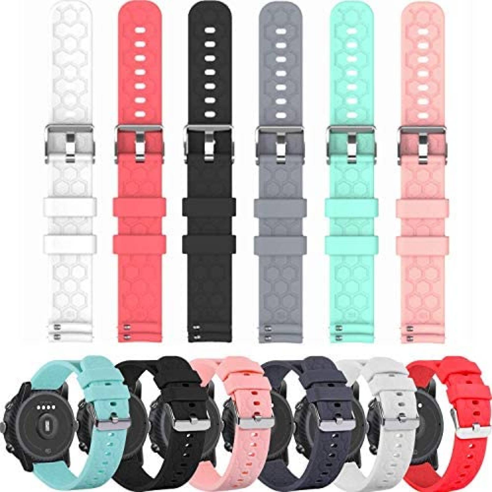 Correa E ECSEM para Reloj AGPTEK LW11 6 Pzs -6 Colores