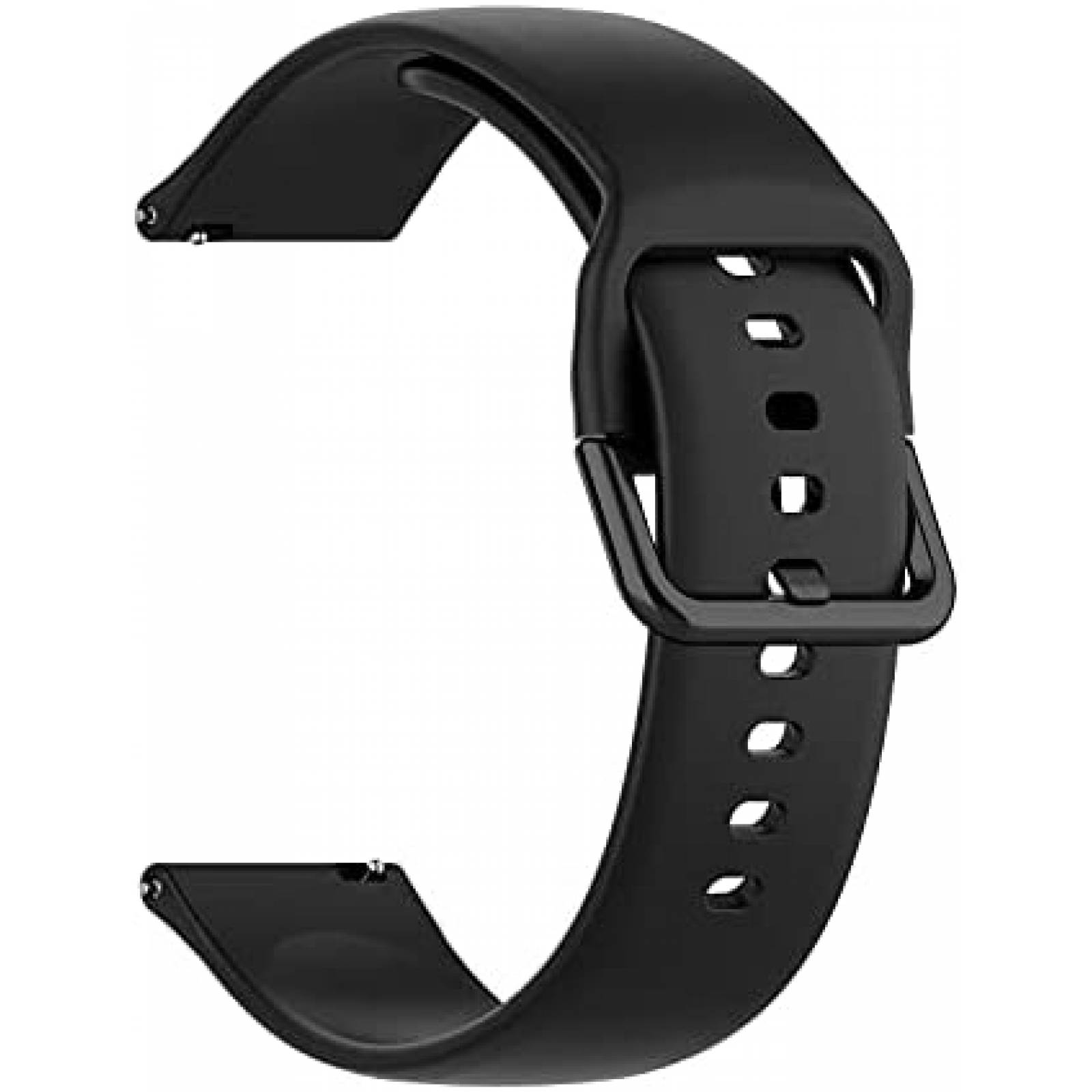 Correa smartwatch ECSEM Veryfitpro Silicon Unisex -Negro