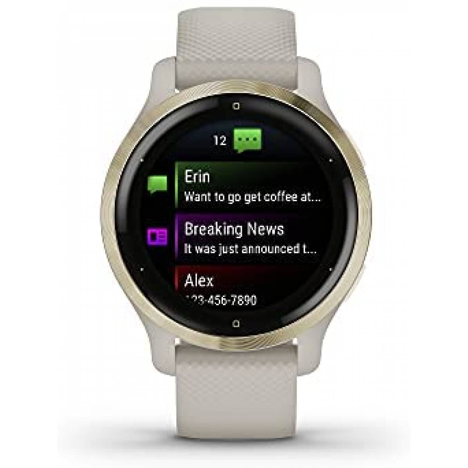 Reloj Inteligente Garmin Venu 2S GPS Monitor Act -Dorado