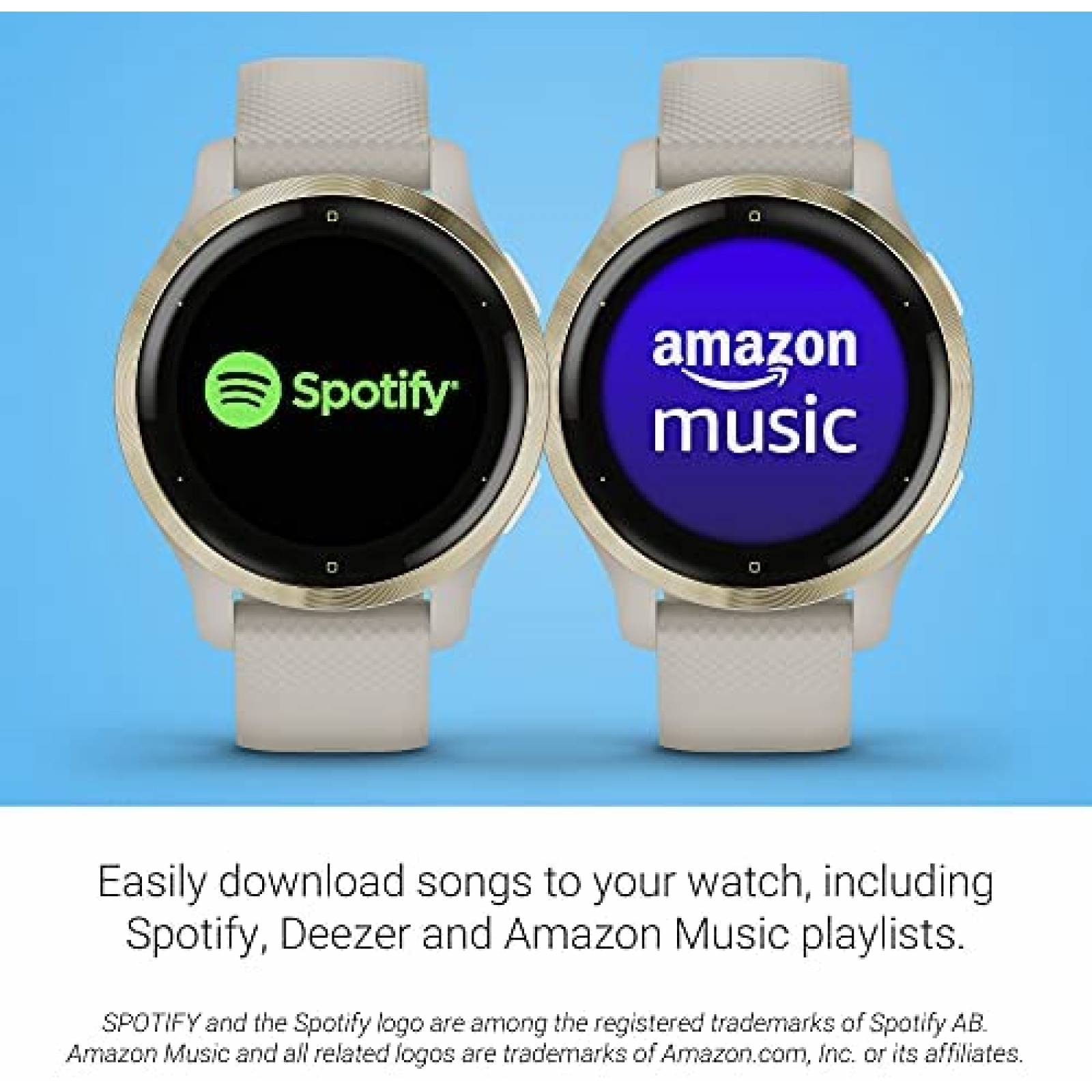 Reloj Inteligente Garmin Venu 2S GPS Monitor Act -Dorado