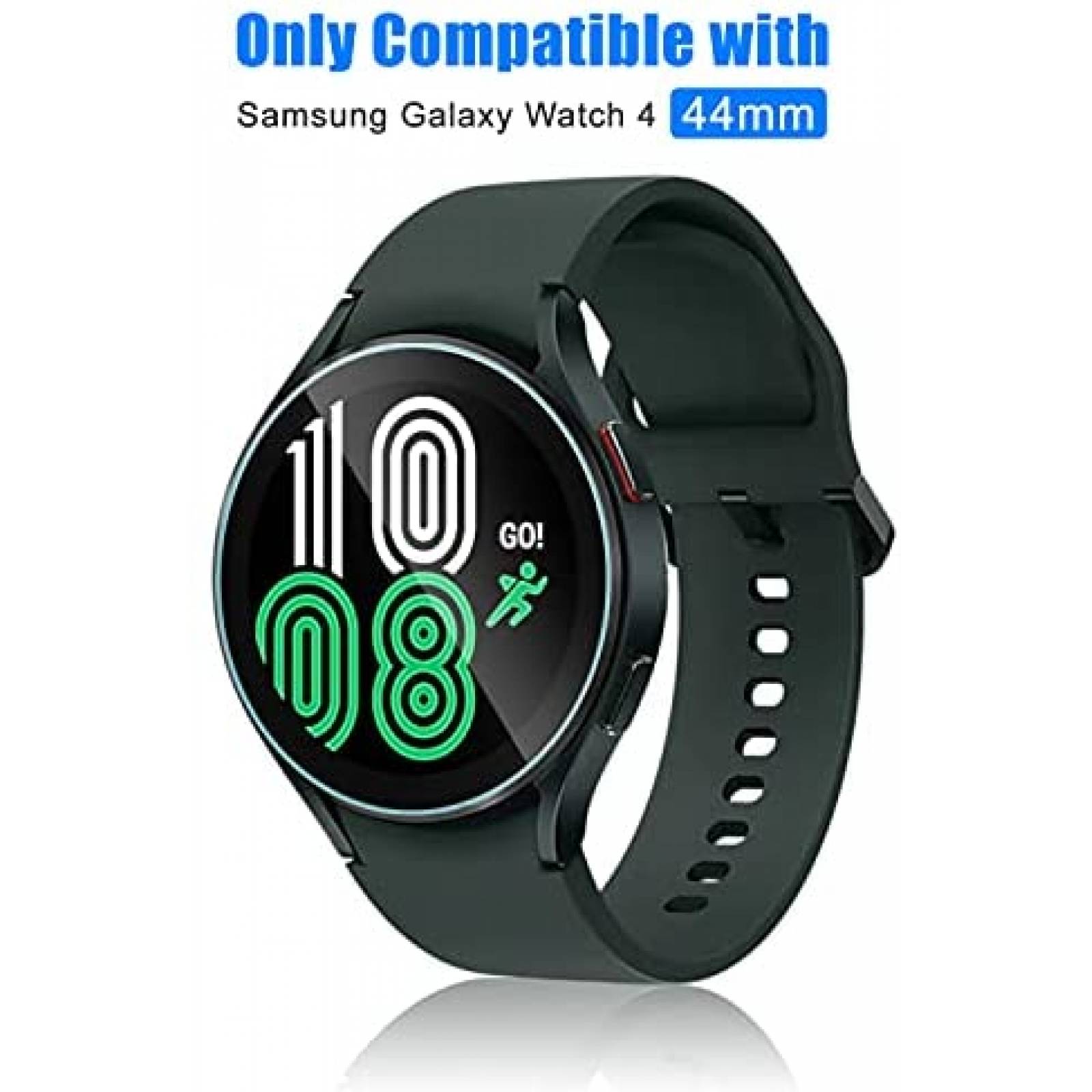 Protector de Pantalla Hierusre para Galaxy Watch 4 44mm 3Pzs