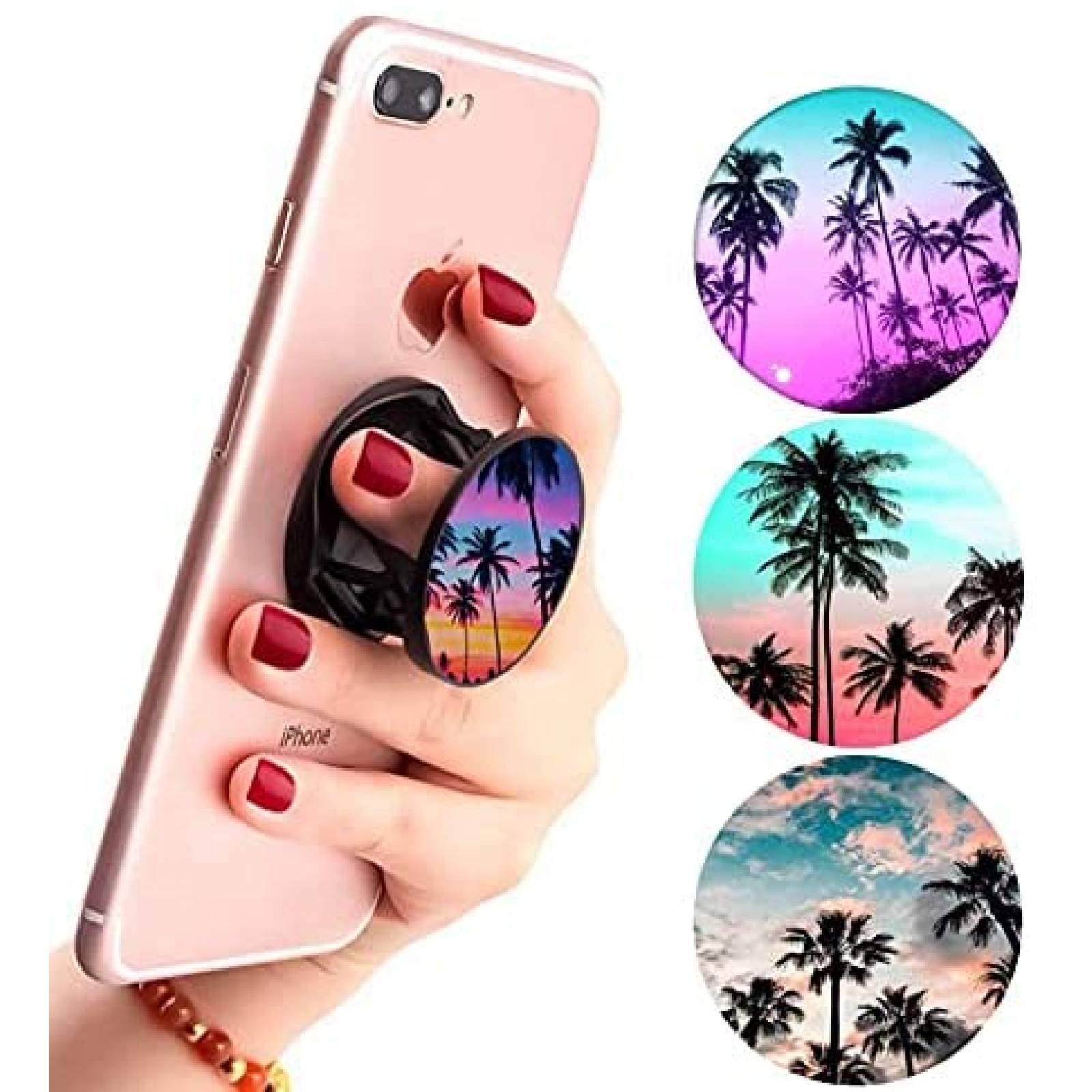 Soporte para celular IYAYUHE multifuncion marmol -Rosa