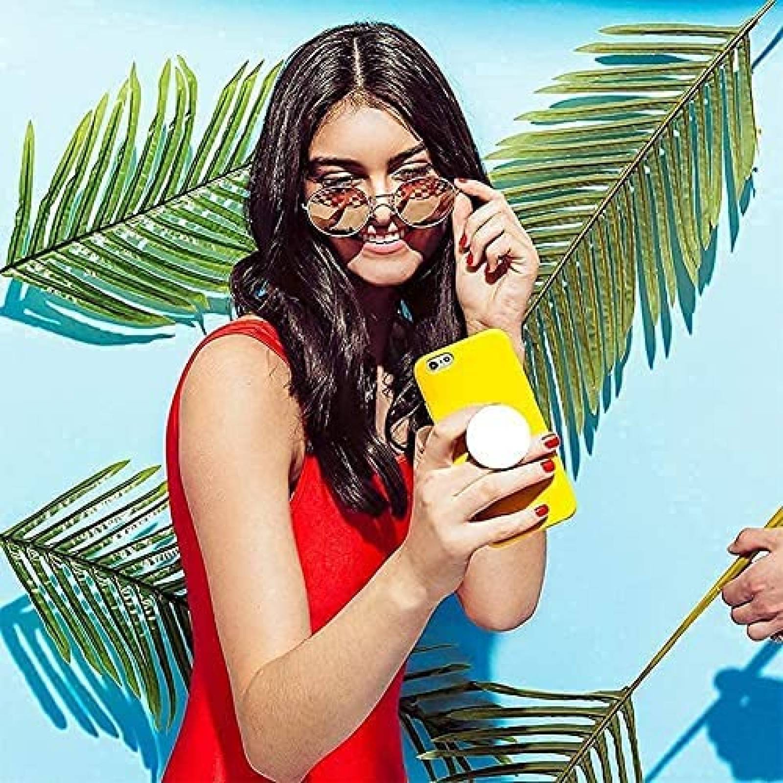 Soporte para celular IYAYUHE multifuncion marmol -Rosa