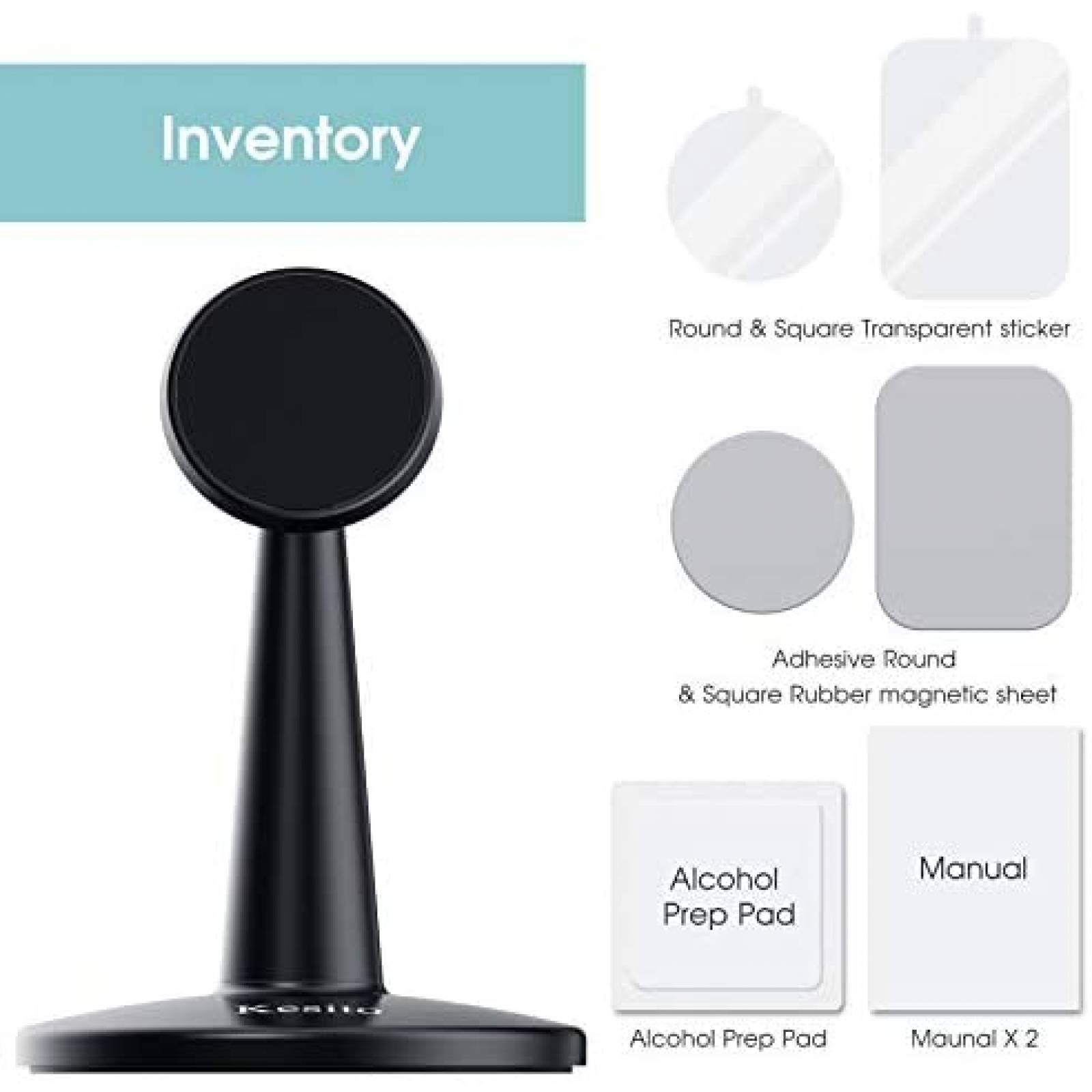 Soporte Kesito Magnetico De Escritorio Para Celular -Negro